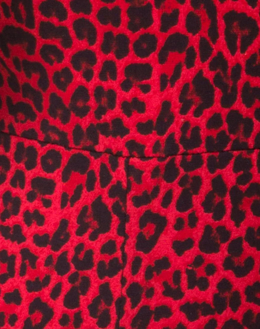 Acro Unitard in Coloured Animal - Image 5
