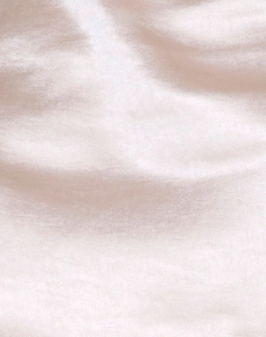 Adoria Crop Top in Satin Ivory - Image 5