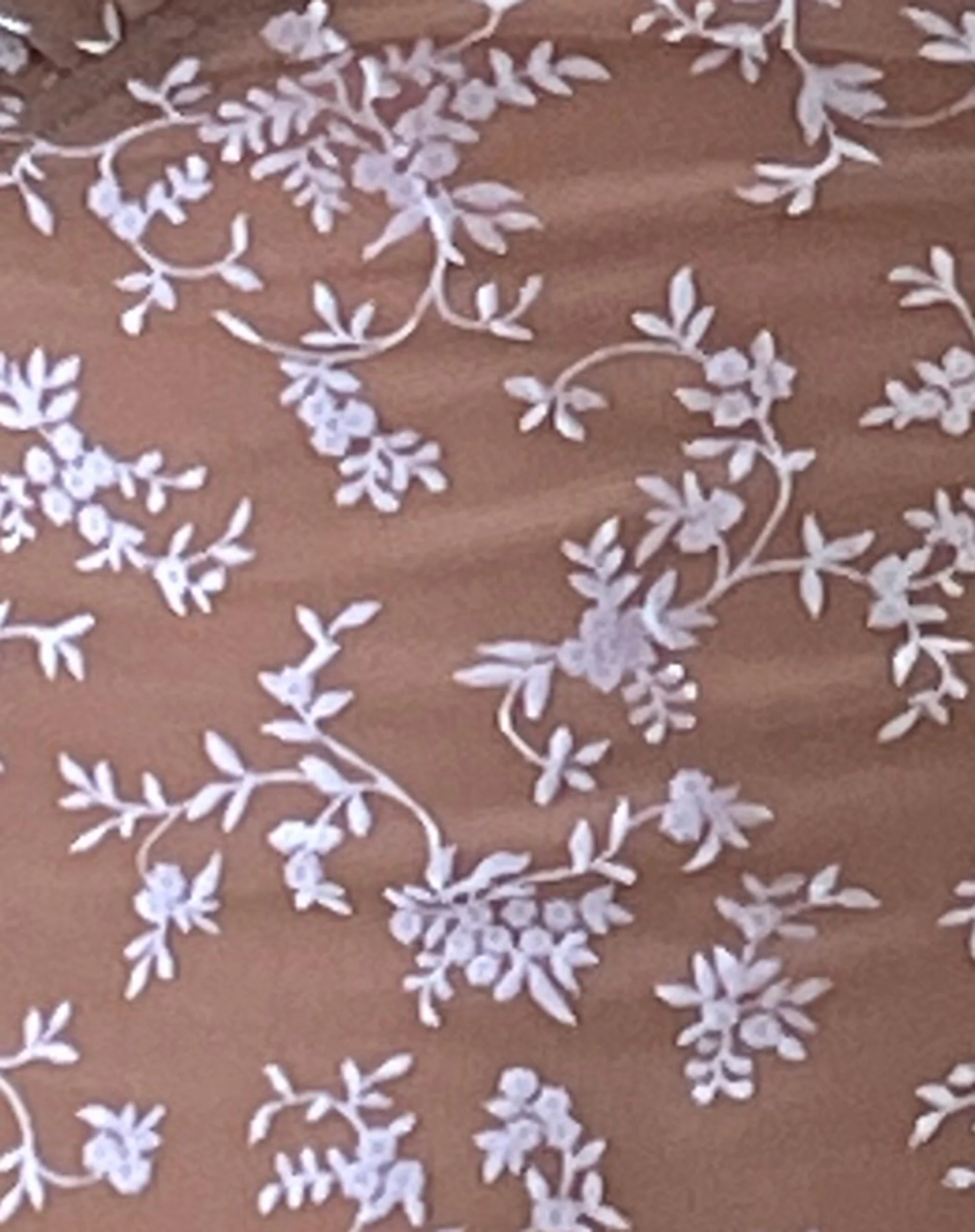 Aerin Mesh Cap Sleeve Top in Botanist Flock Dark Taupe - Image 7