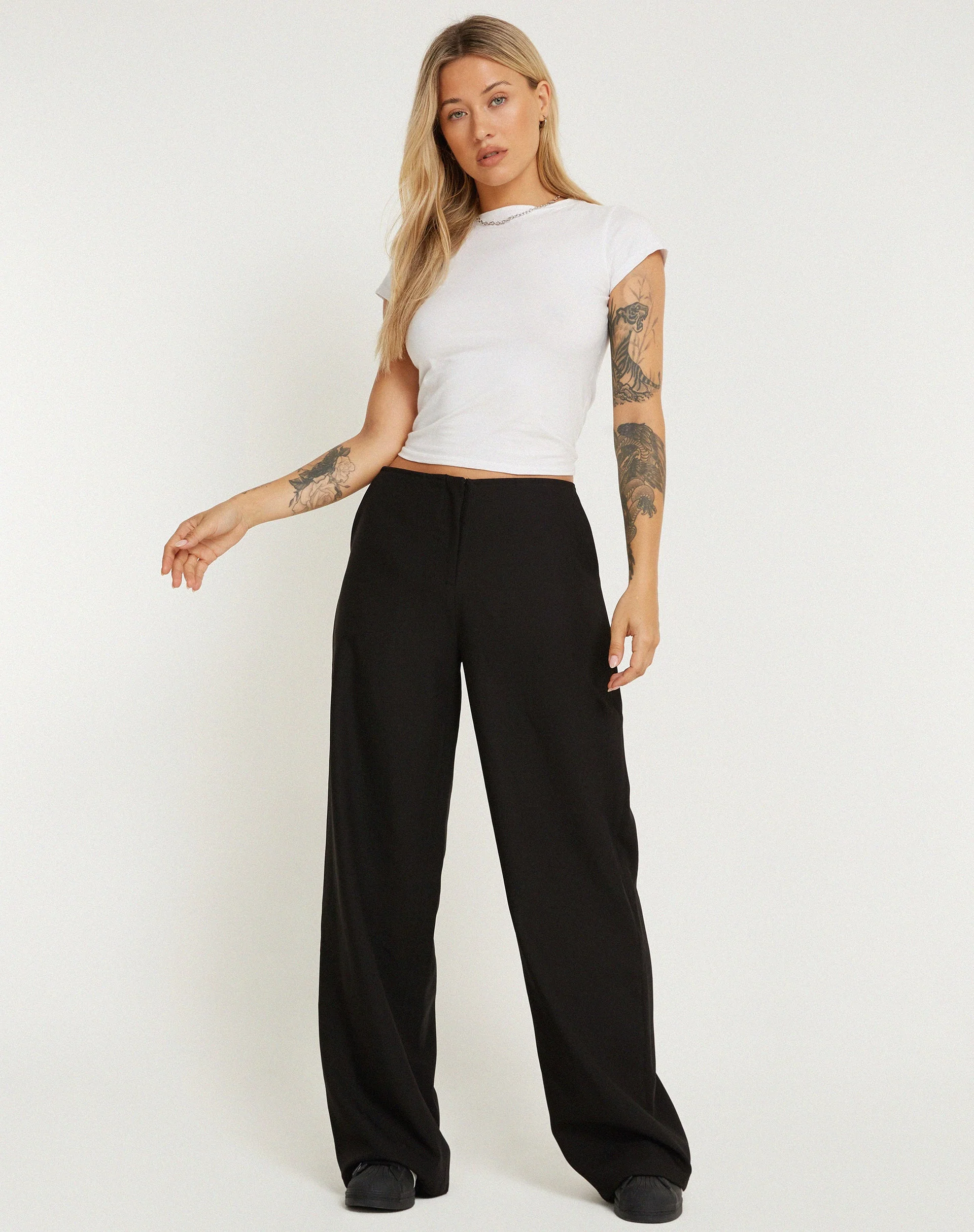 Amadi Trouser in Tailoring Black - Image 6