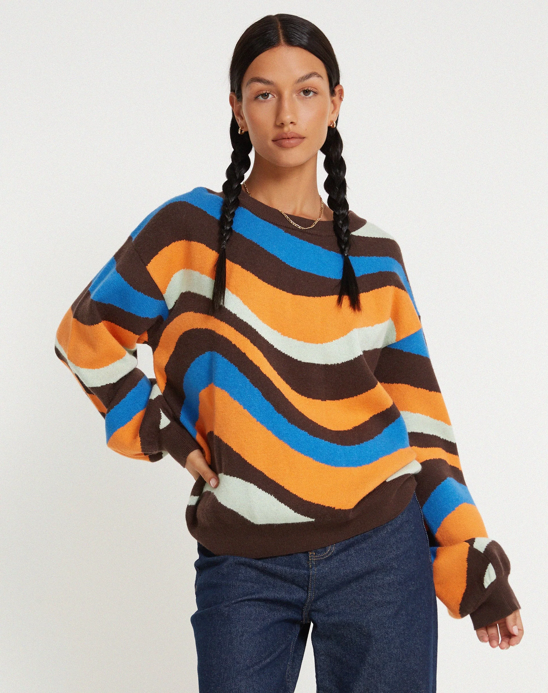 Ammaria Jumper in Wavy Rainbow - Image 3