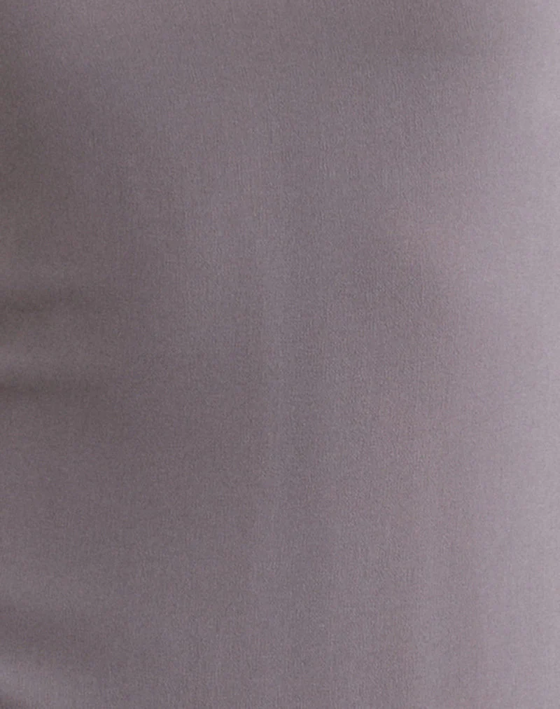 Arunima Maxi Dress in Chiffon Lilac Grey - Image 6