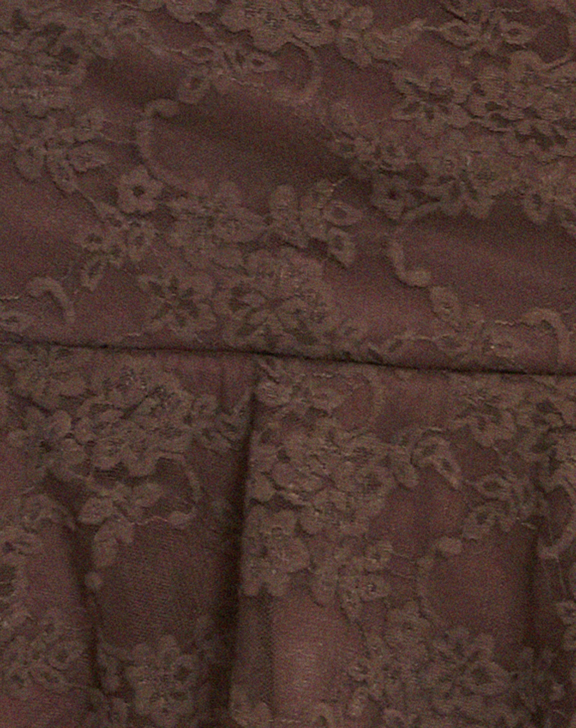 Ashila Mini Dress in Lace Chestnut Brown - Image 8
