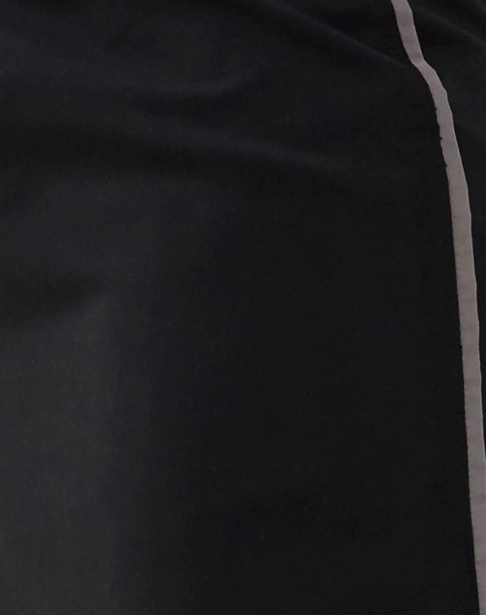 Ashlyn Cargo Midi Skirt in Black with White Stripe - Image 7