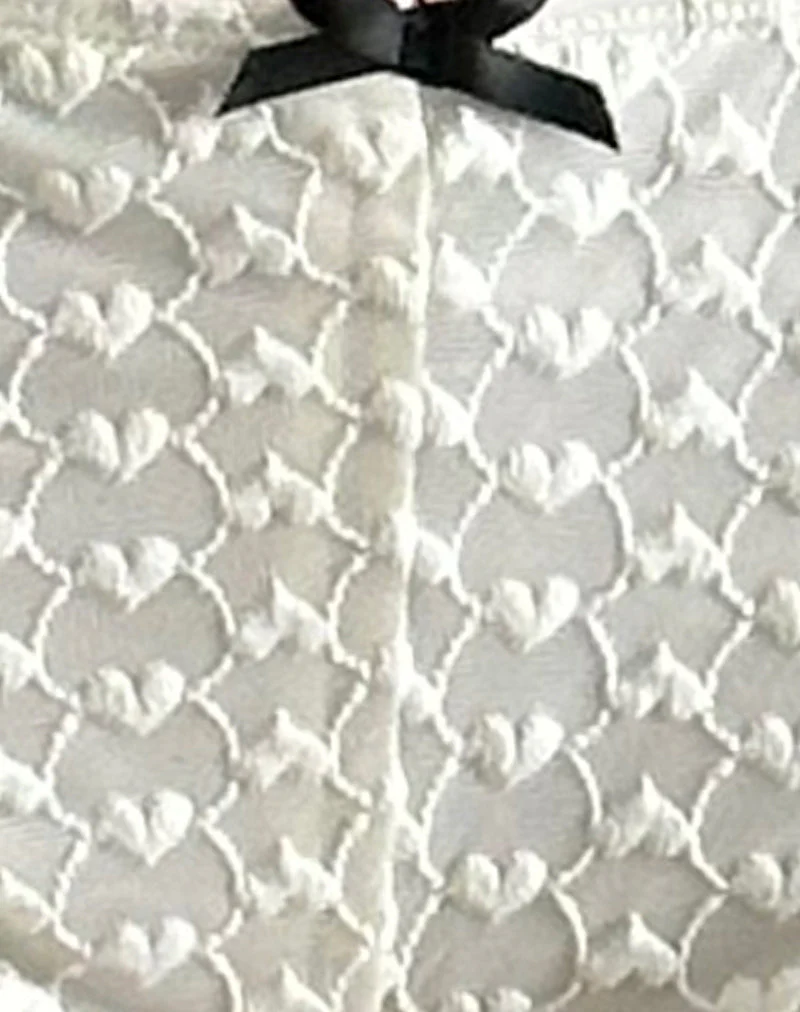 Asih Capri Trousers in Ivory Heart Lace - Image 5
