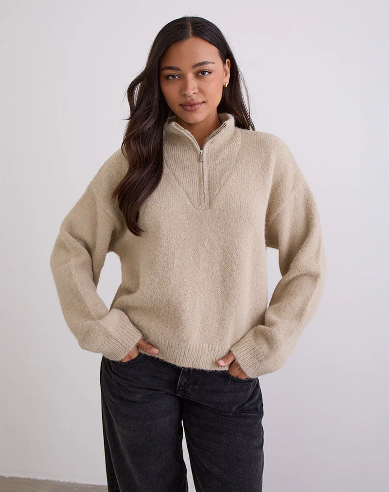 Atine Jumper in Oatmeal - Image 2