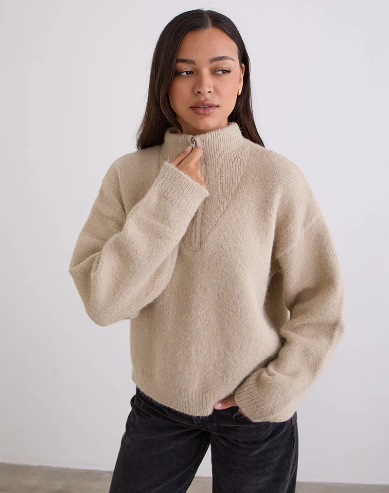 Atine Jumper in Oatmeal - Image 3
