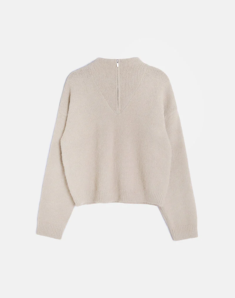 Atine Jumper in Oatmeal - Image 4