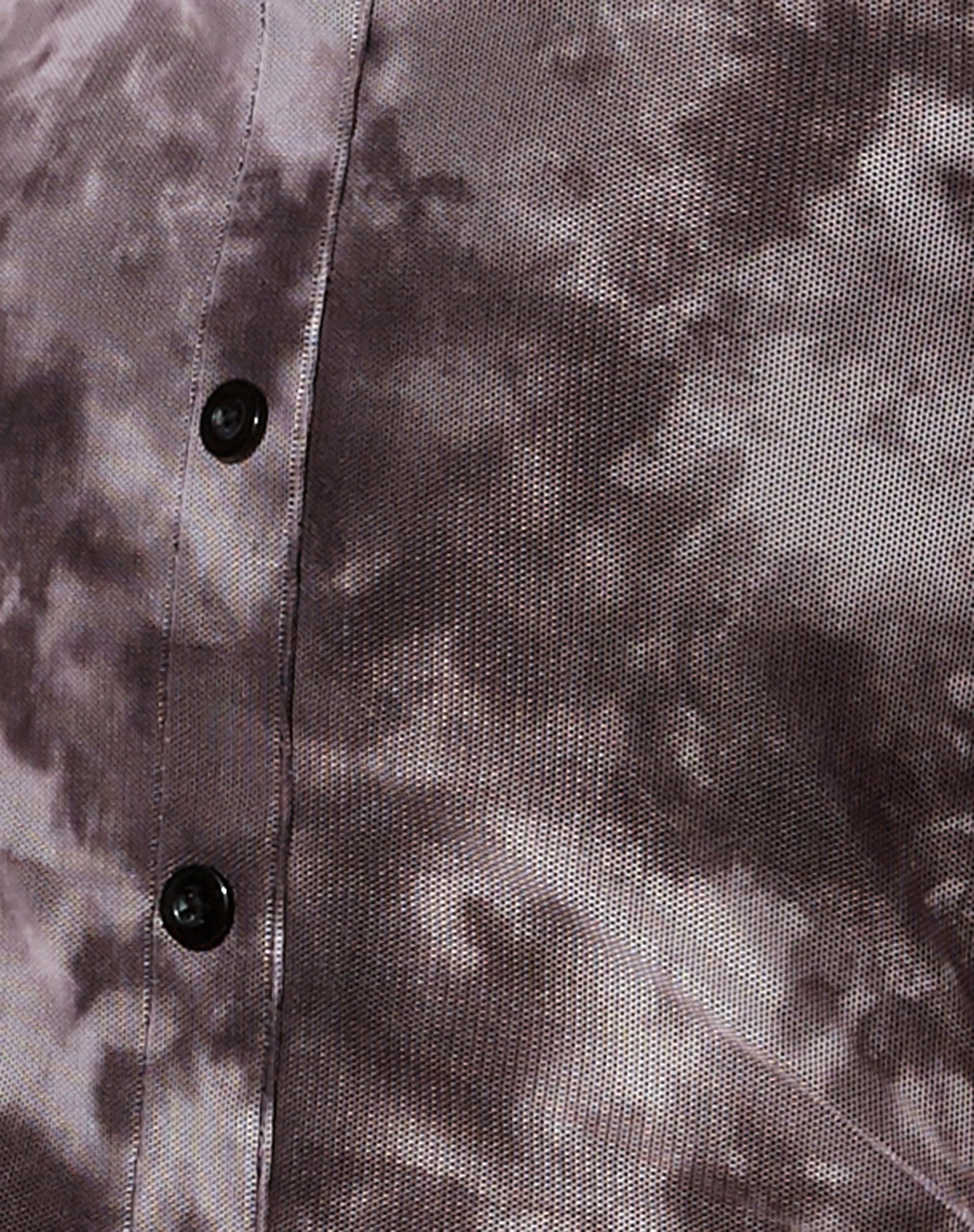 Avaya Dress in Mesh Smoke Black Grey - Image 5