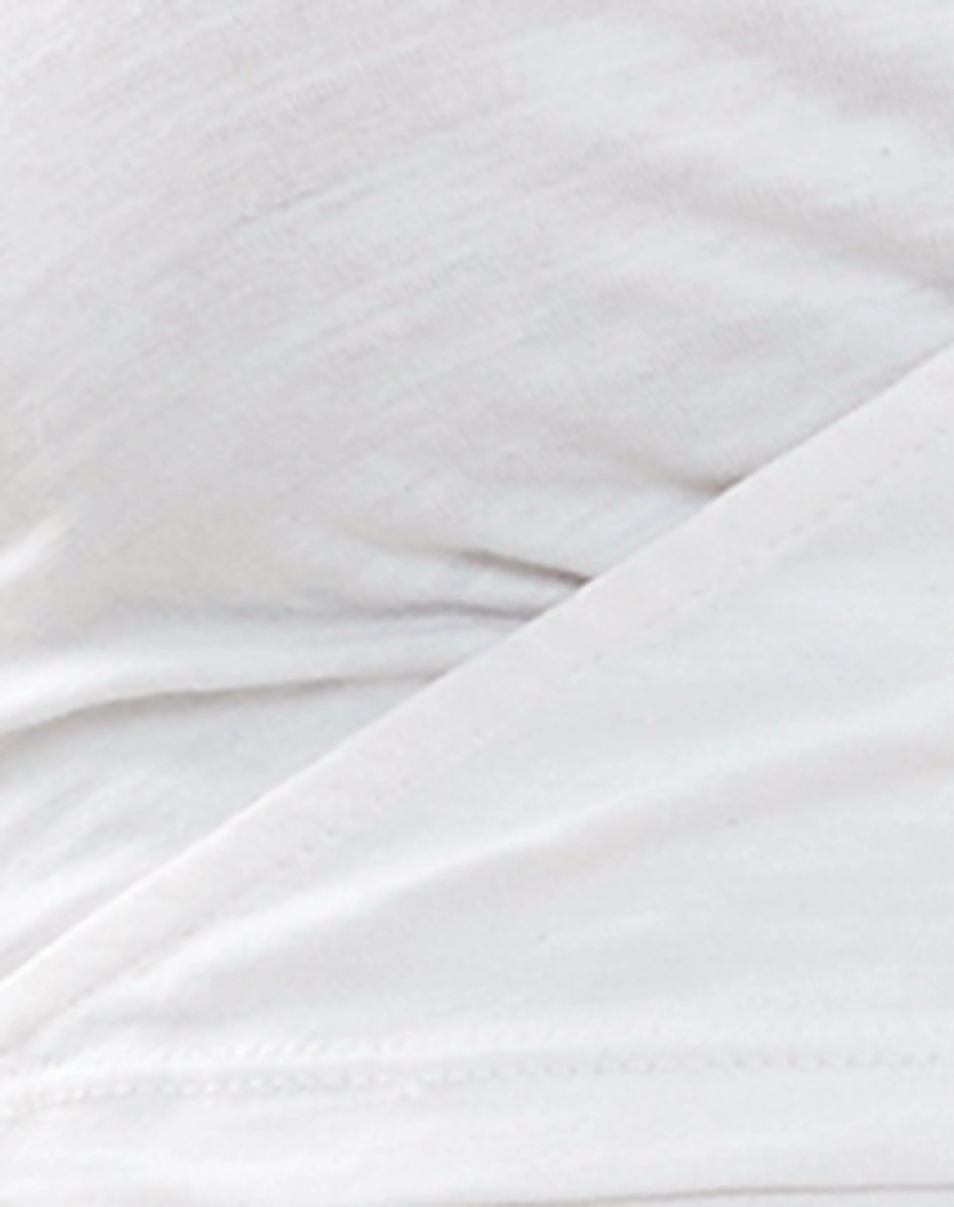 Ballet Wrap Top in White Jersey - Image 7