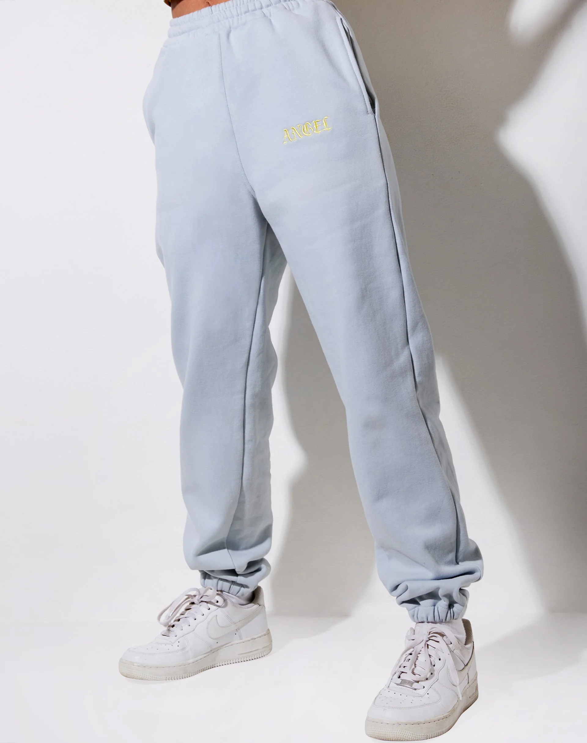 Basta Jogger in Baby Blue 'Angel' Embro in Lemon - Image 3