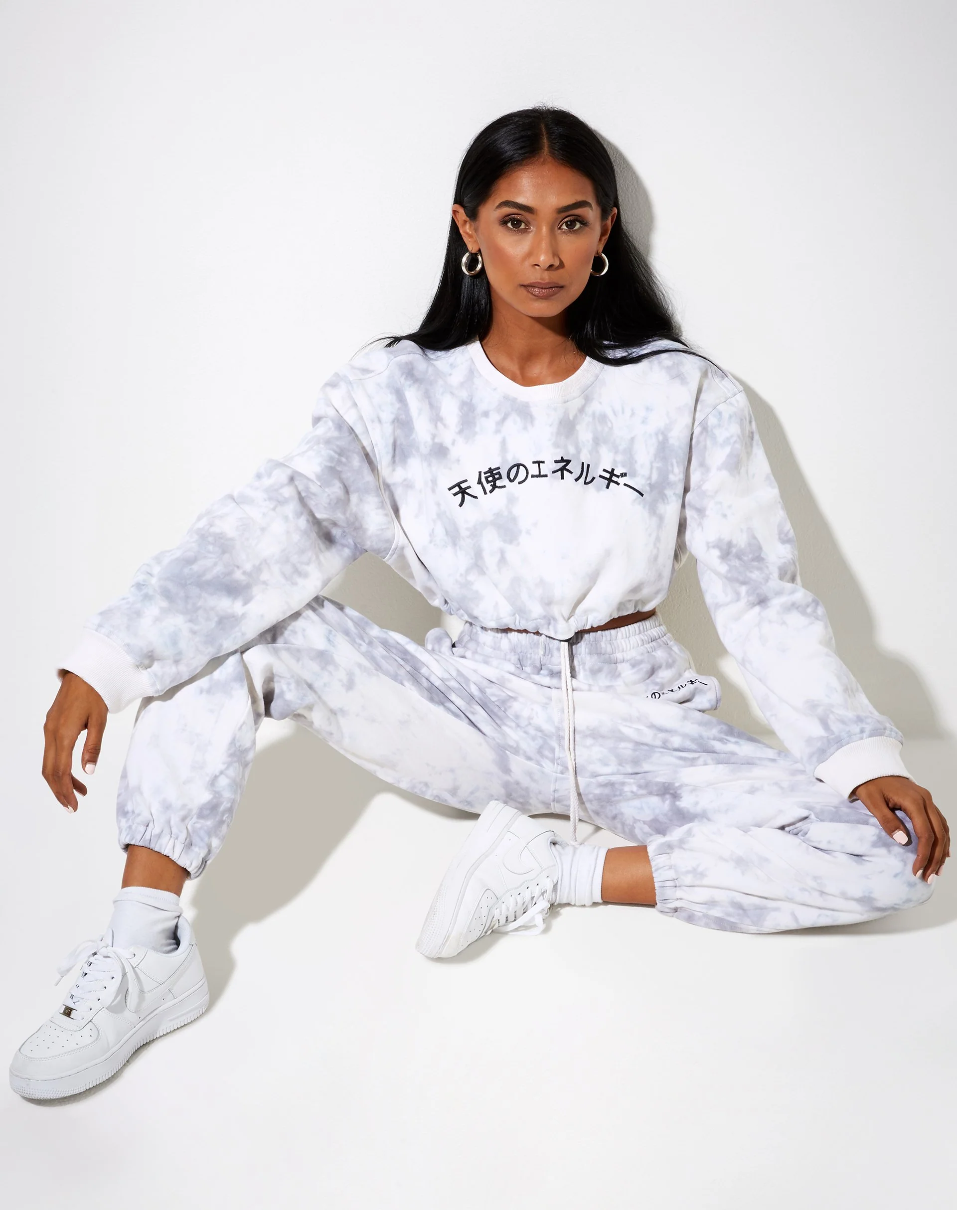 Basta Jogger in Grey Tie Dye Angel Energy Embro - Image 6
