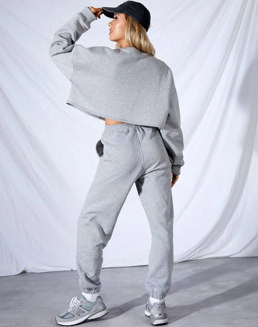 Basta Jogger in Grey Marl 'Saint' Embro - Image 3