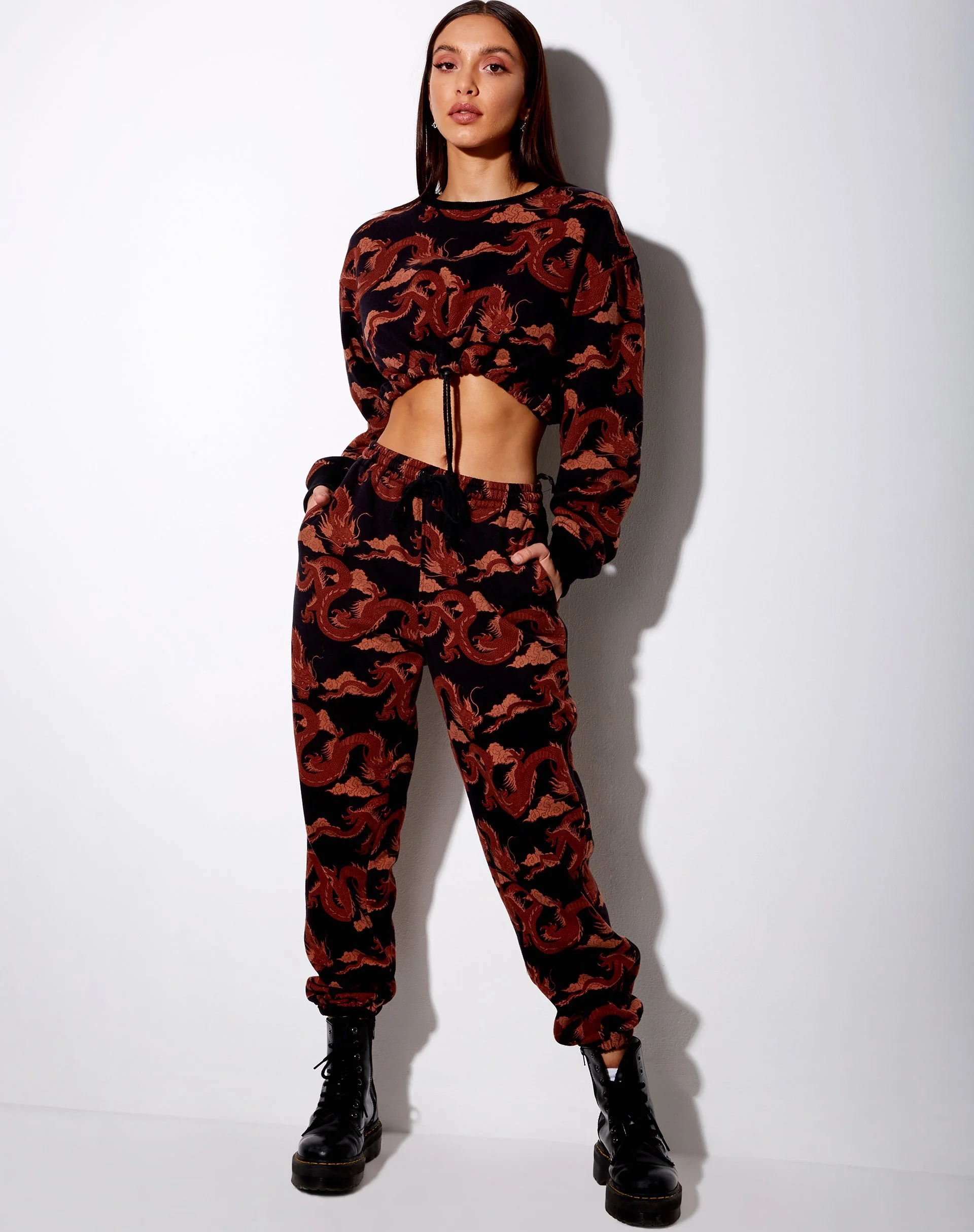 Basta Jogger in Tonal Dragon Orange - Image 4