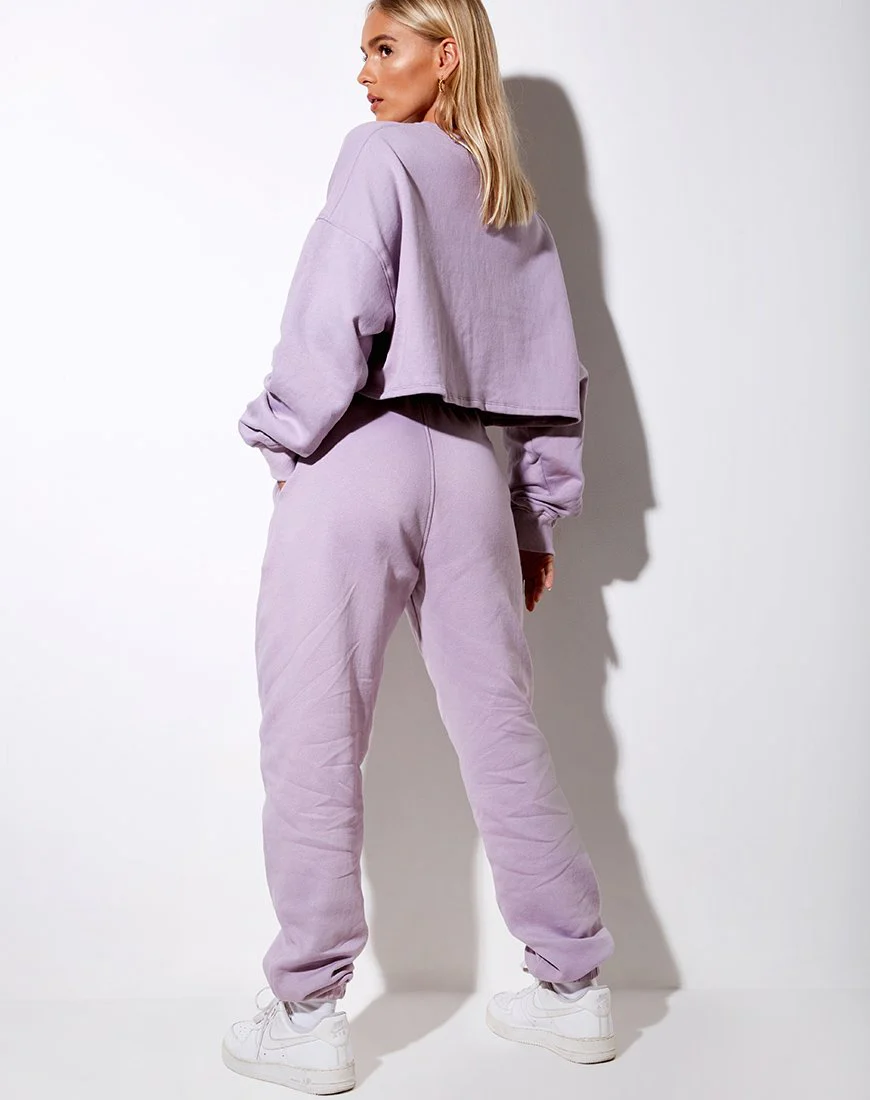 Basta Jogger in Violet 'Angel' Embro White - Image 5