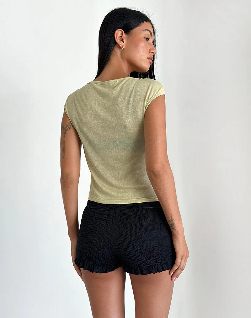Bentley Top in Yellow Shimmer - Image 4