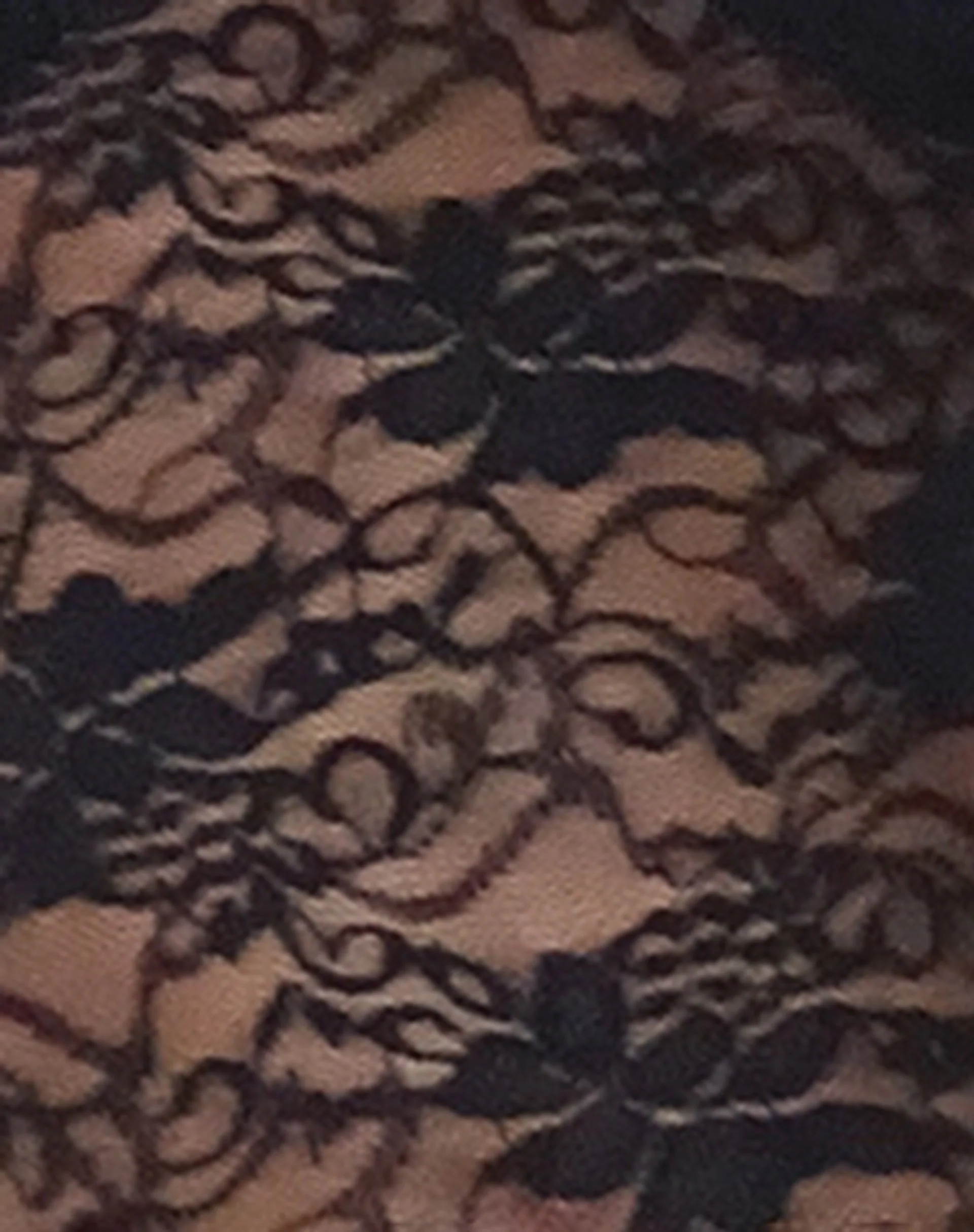 Bernadette Unlined Asymmetric Midi Dress in Black Lace - Image 6