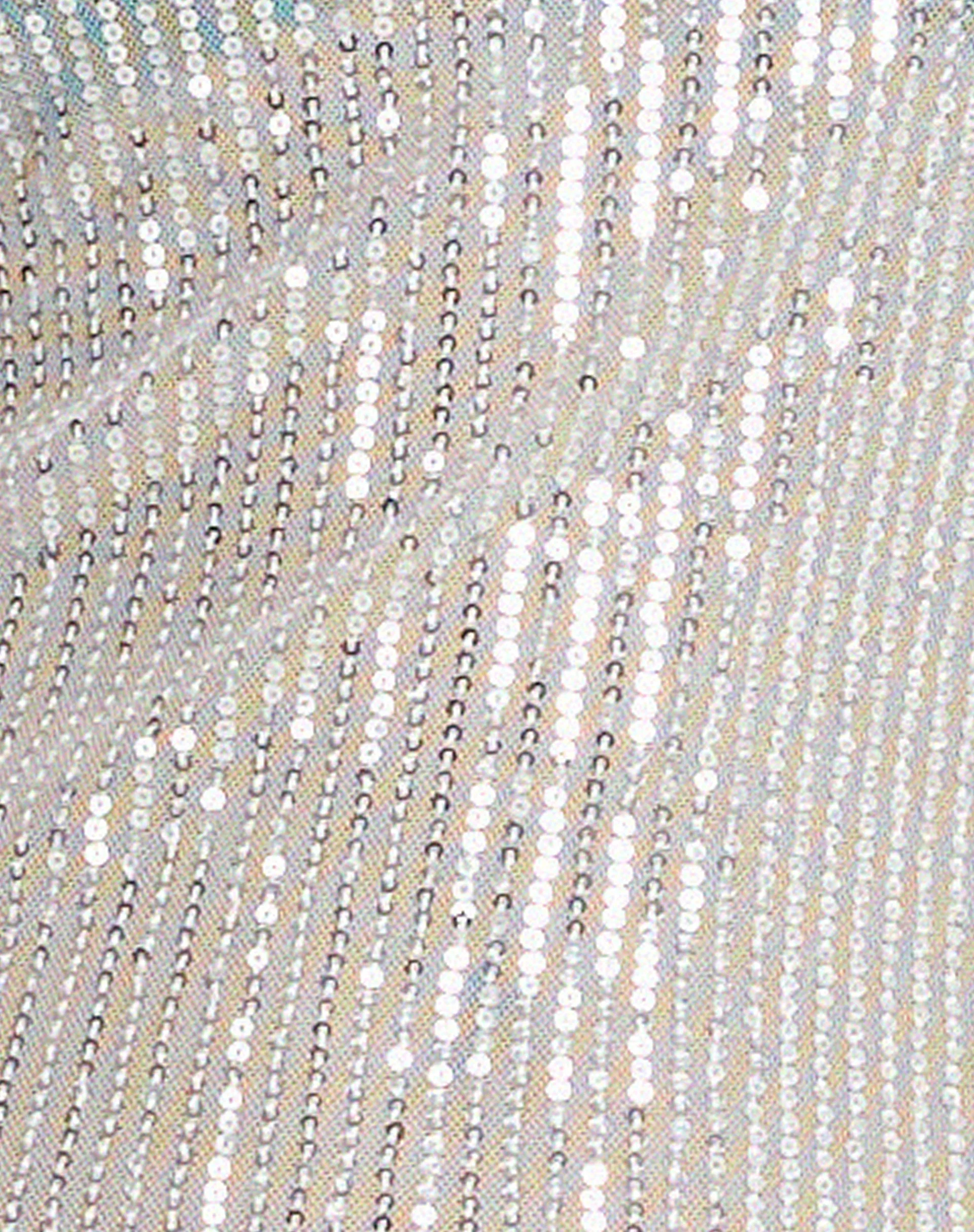 Bidelia Dress in Sequin Silver - Image 4