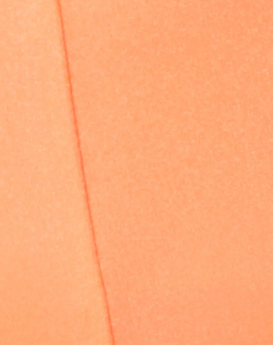 Cycle Short in Fluro Orange - Image 5