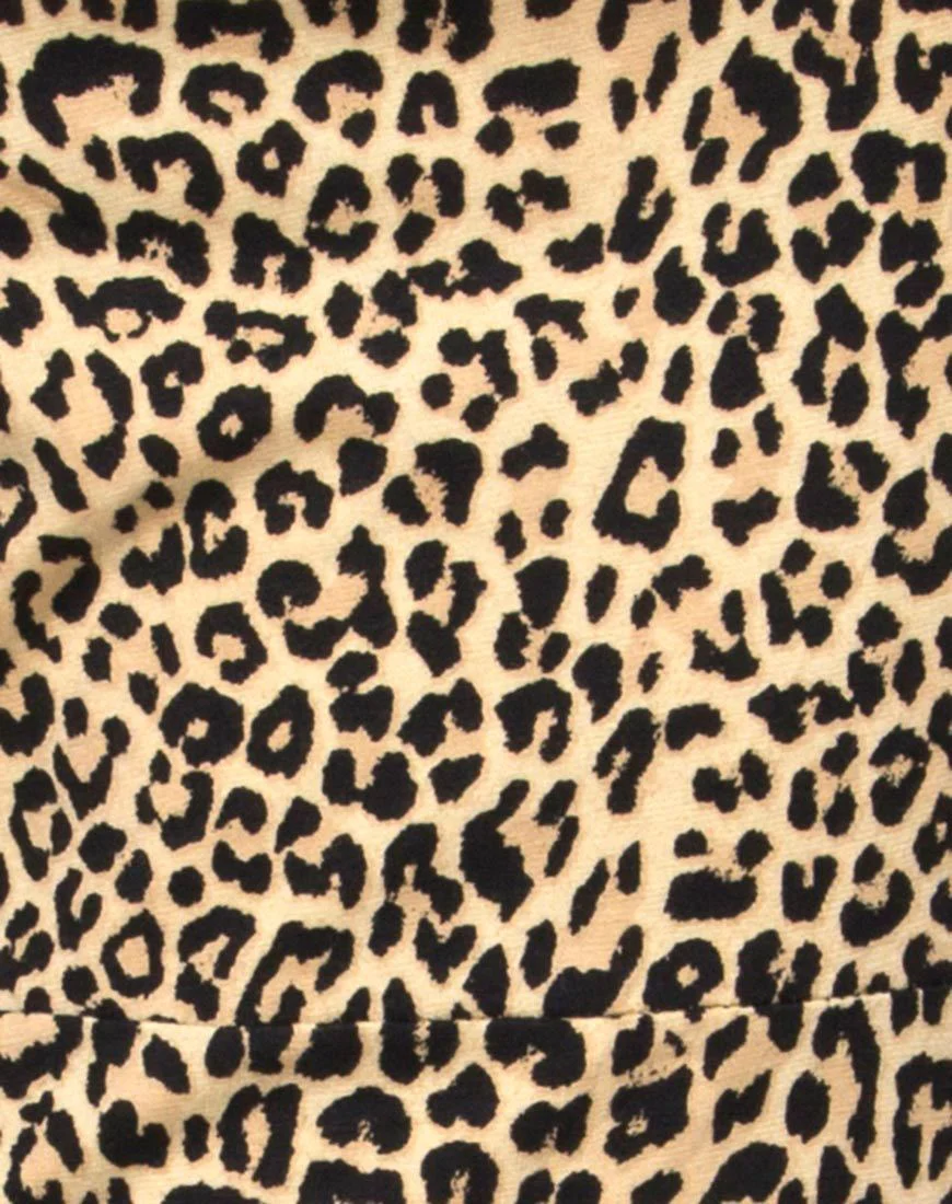 Boco Bodycon Dress in Rar Leopard - Image 5