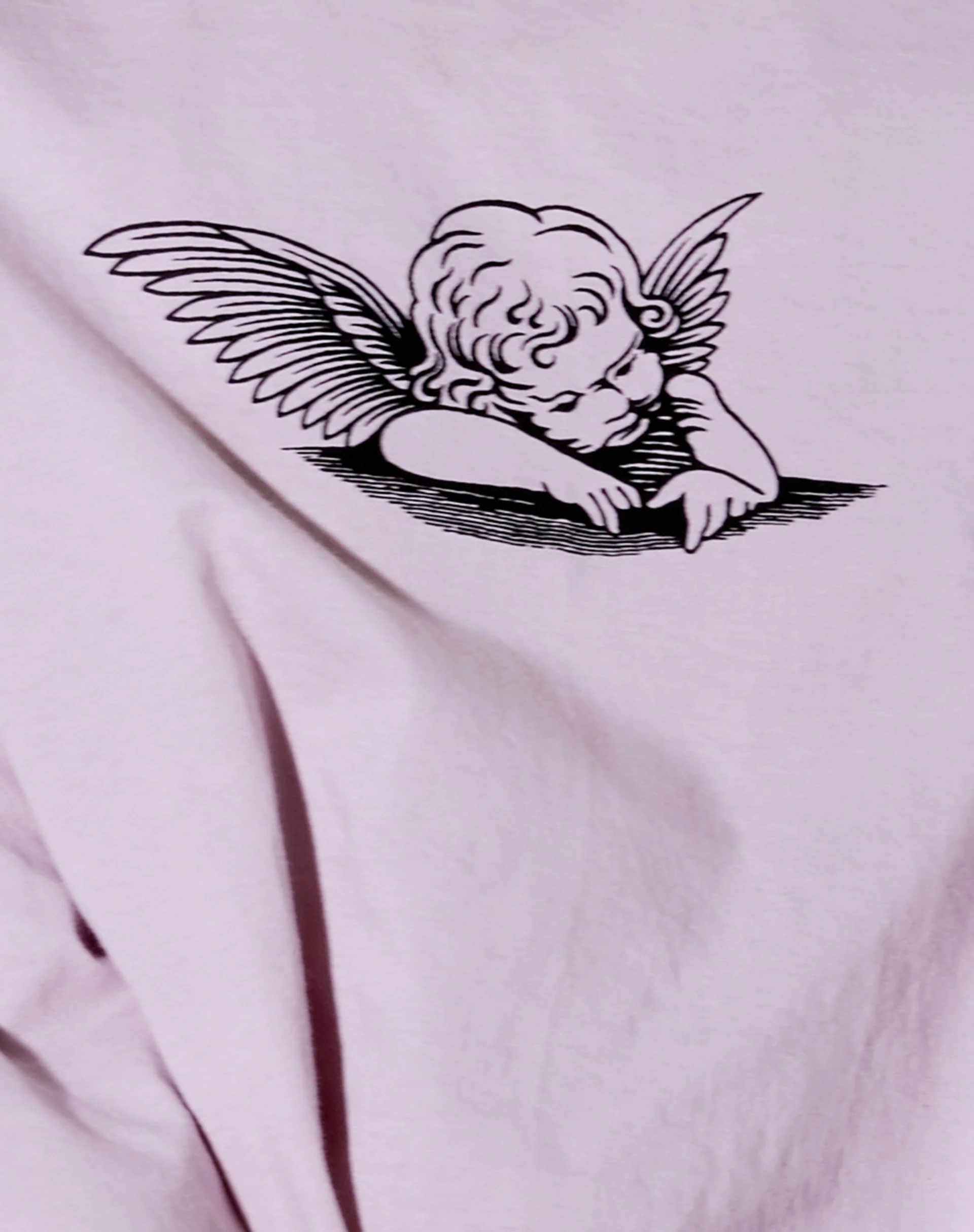 Boli Crop Tee in Violet Angelo 'Angel Energy' - Image 6