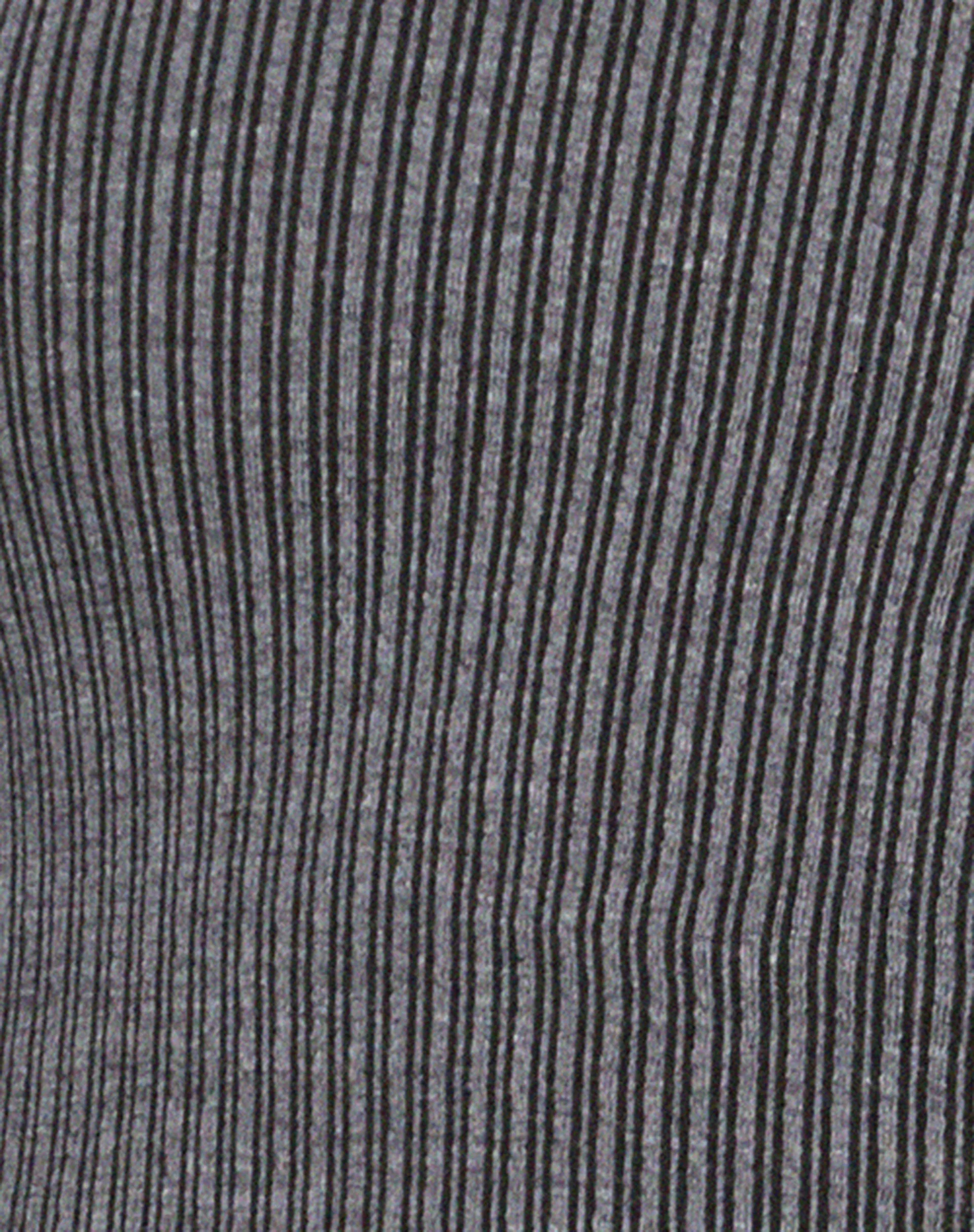 Brandy Long Sleeve Top in Two Tone Rib Charcoal - Image 7