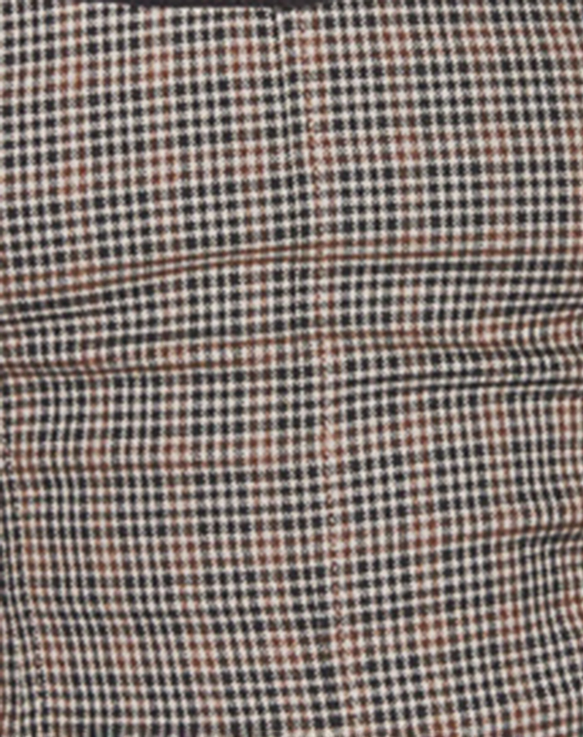 Calida Corset Top in Micro Check Brown - Image 6