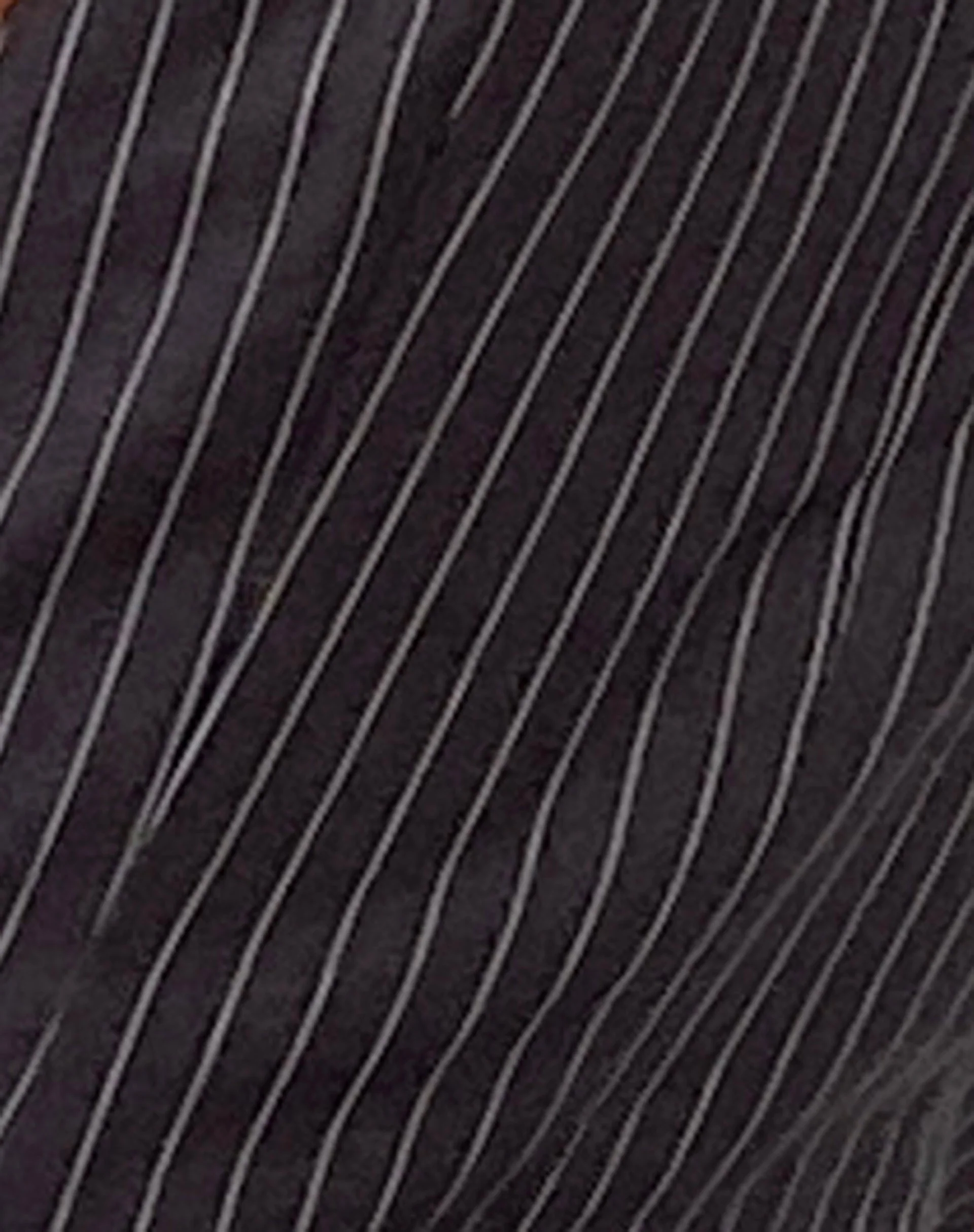 Canta Tailored Vest Top in Dark Grey Pinstripe - Image 6