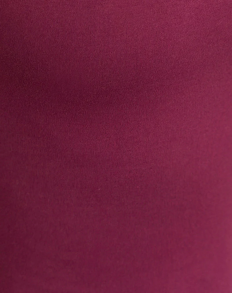 Cantana Maxi Dress in Burgundy - Image 6
