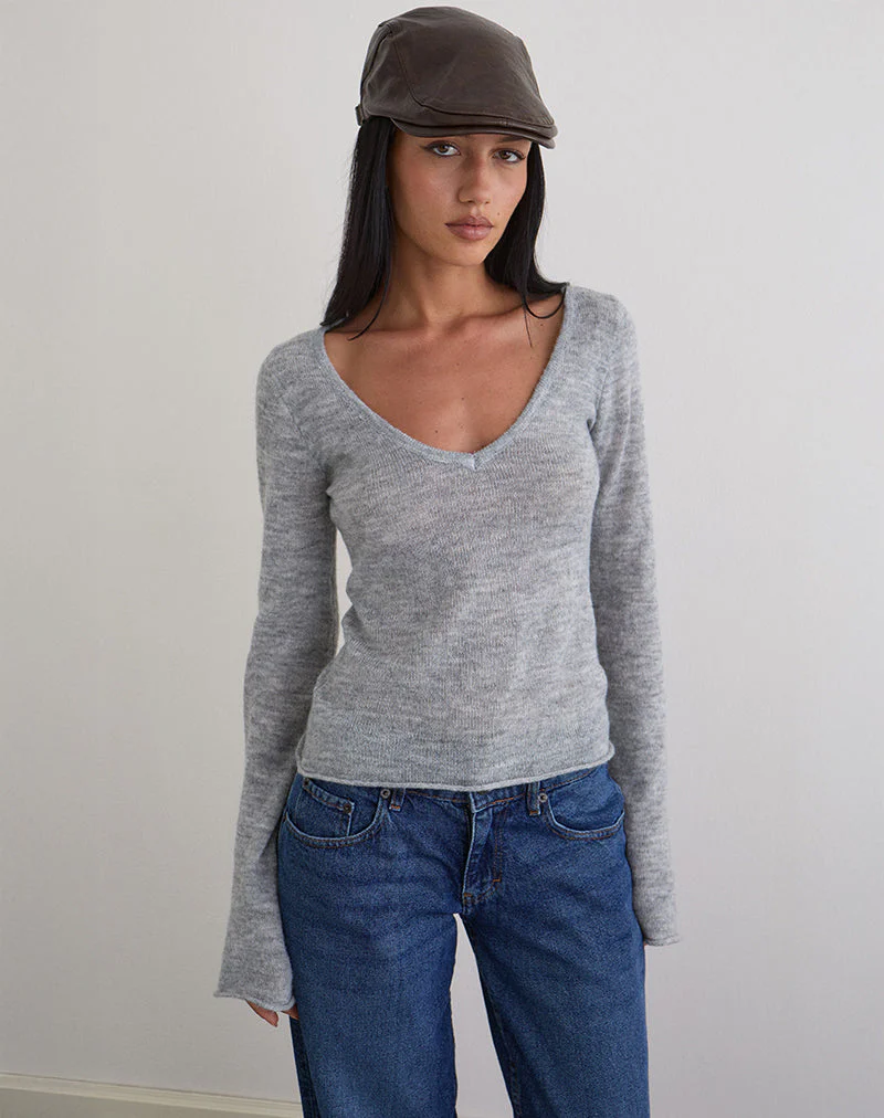Flat Cap in PU Dark Brown - Image 4