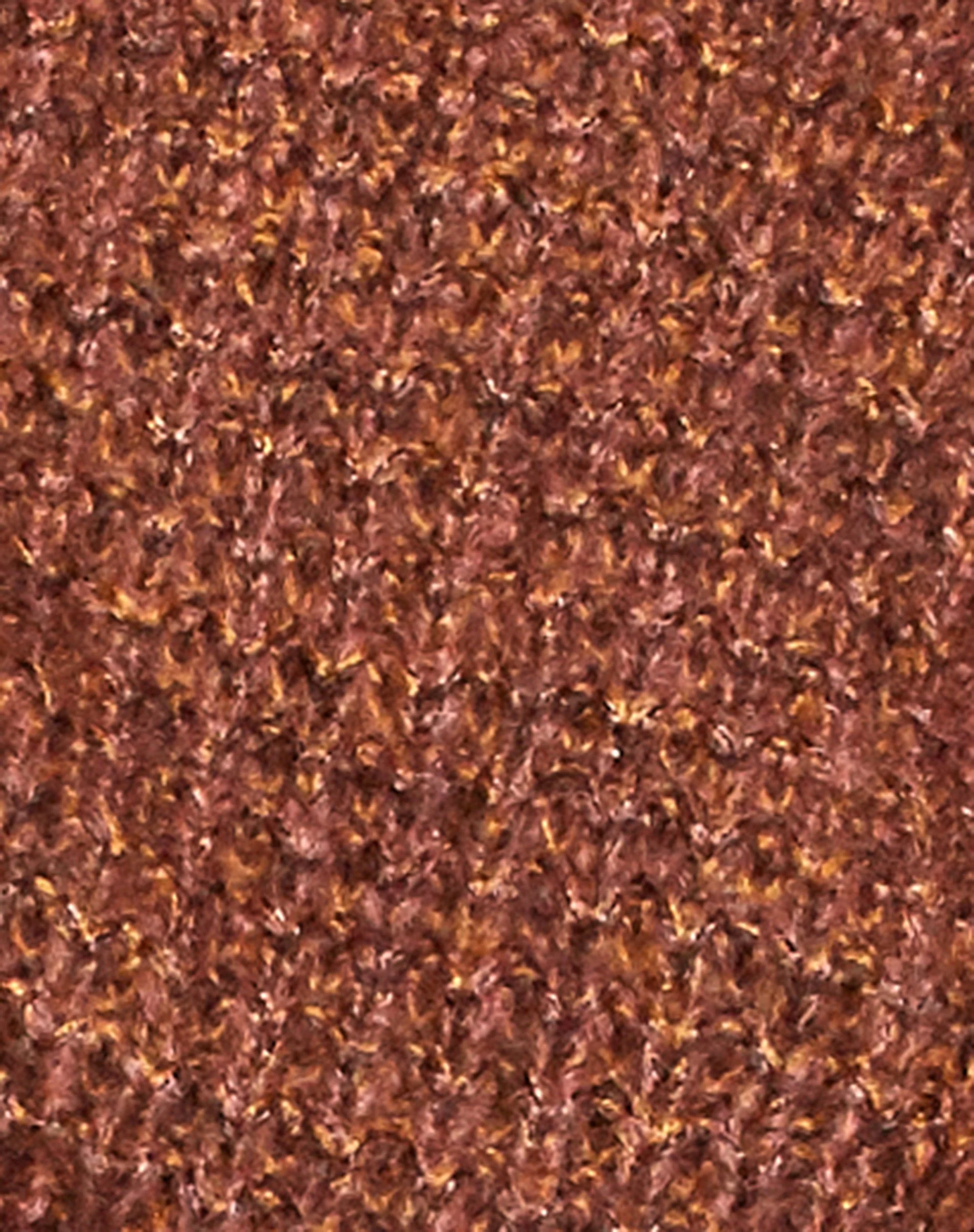 Caribou Jumper in Chunky Knit Black and Ginger - Image 6
