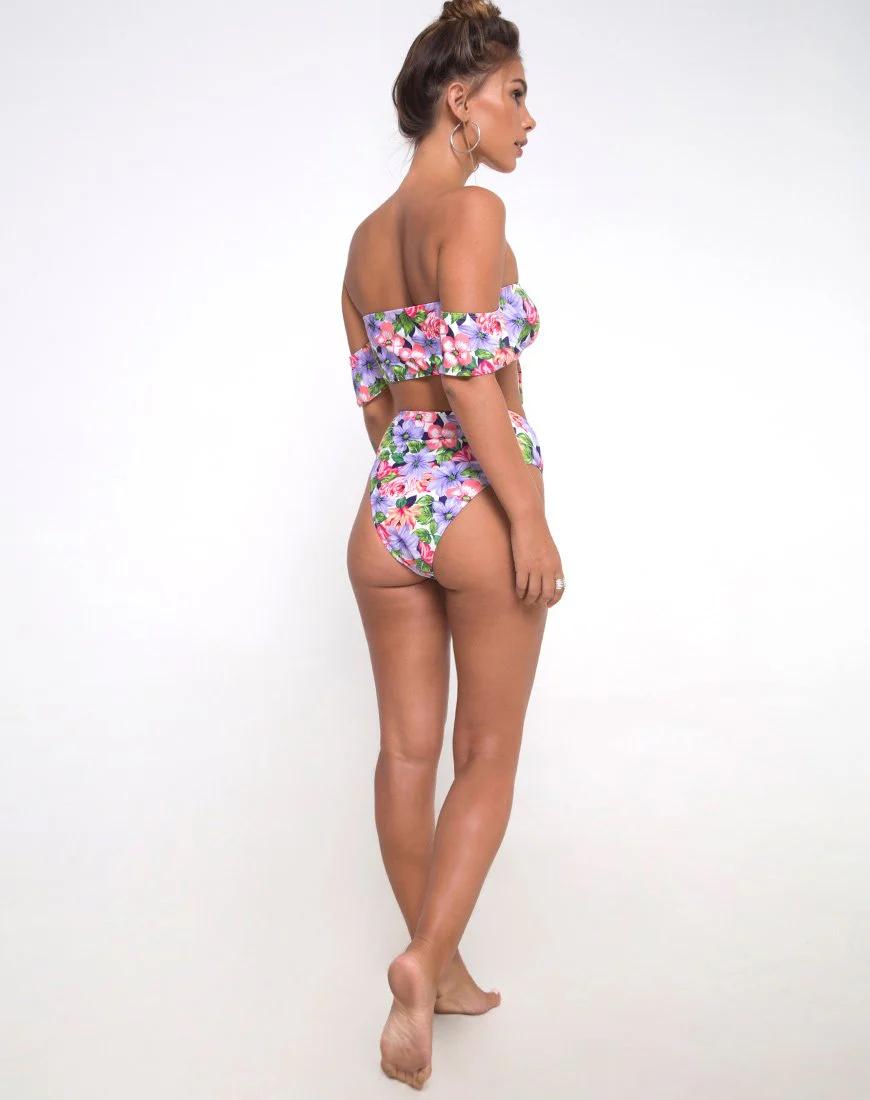 Carmella Bikini Bottom in Spring Fling - Image 2