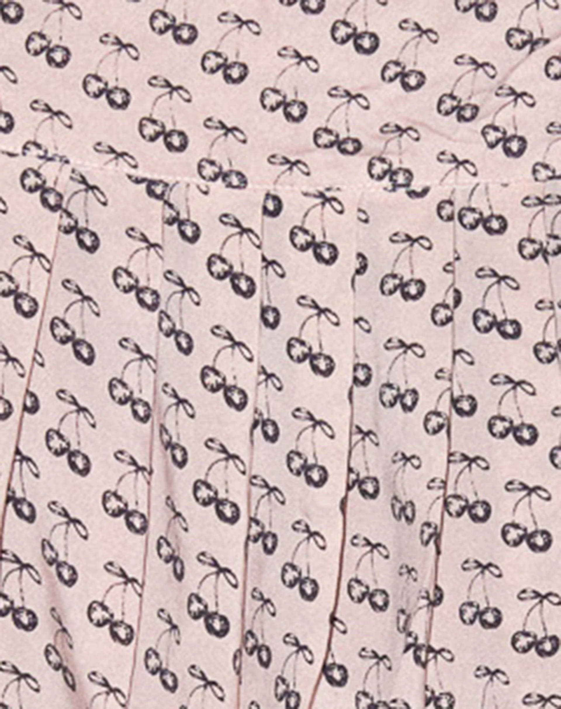 Casini Pleated Micro Skirt in Cherry Pink Sketch Print - Image 6