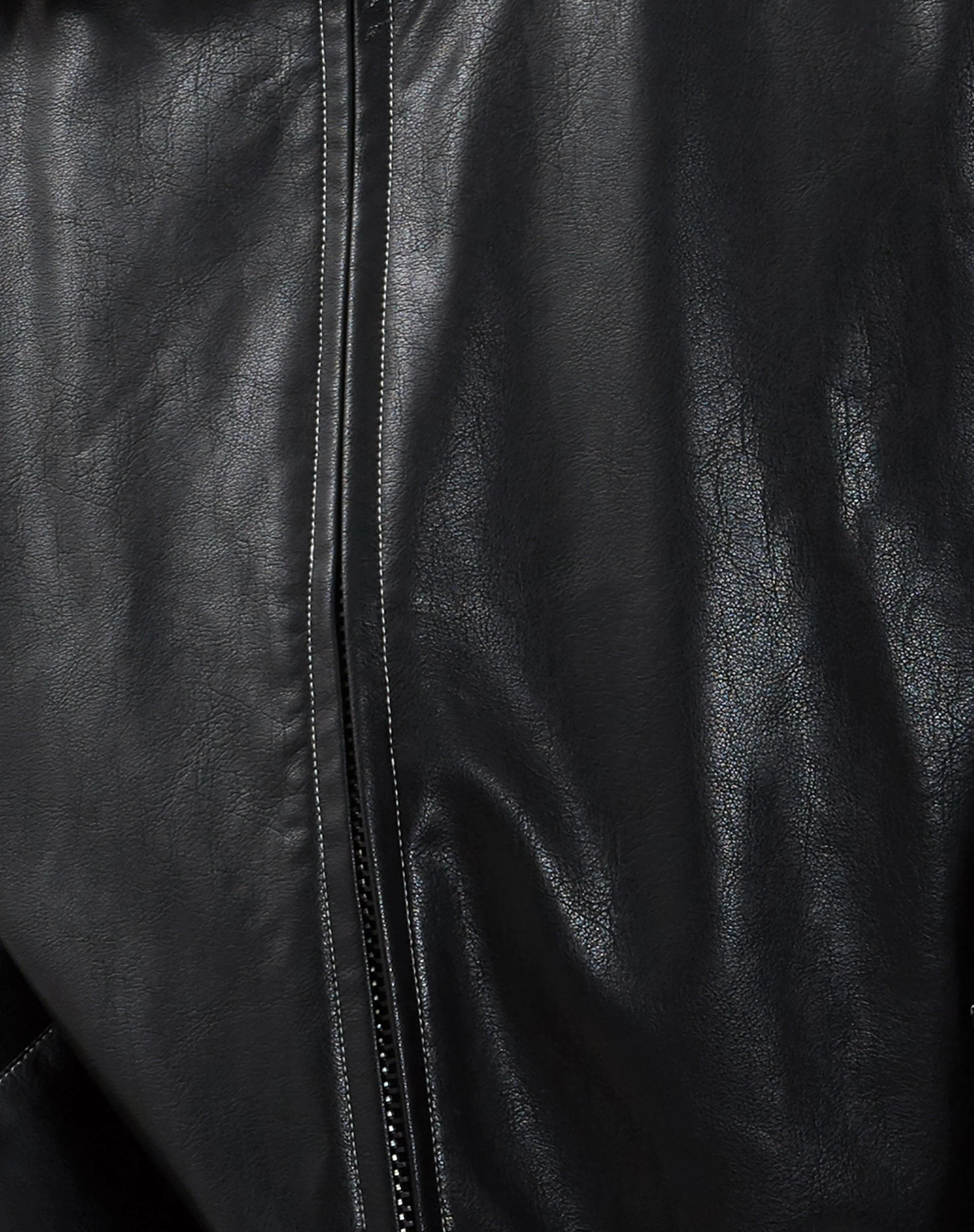 Cavita Jacket in Black with Grey Top Stitch - Image 6