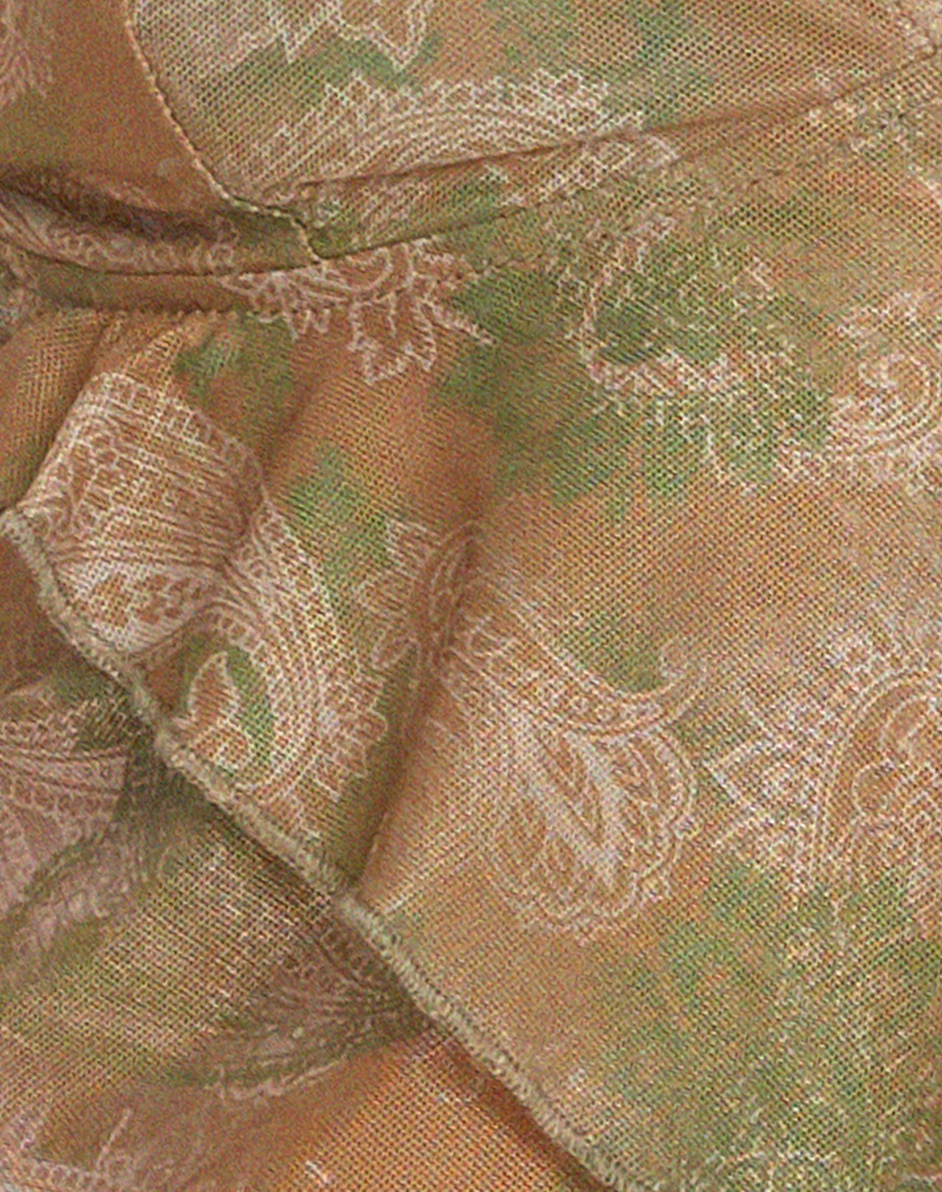 Cojira Mesh Butterfly Top in Tonal Paisley Green - Image 6