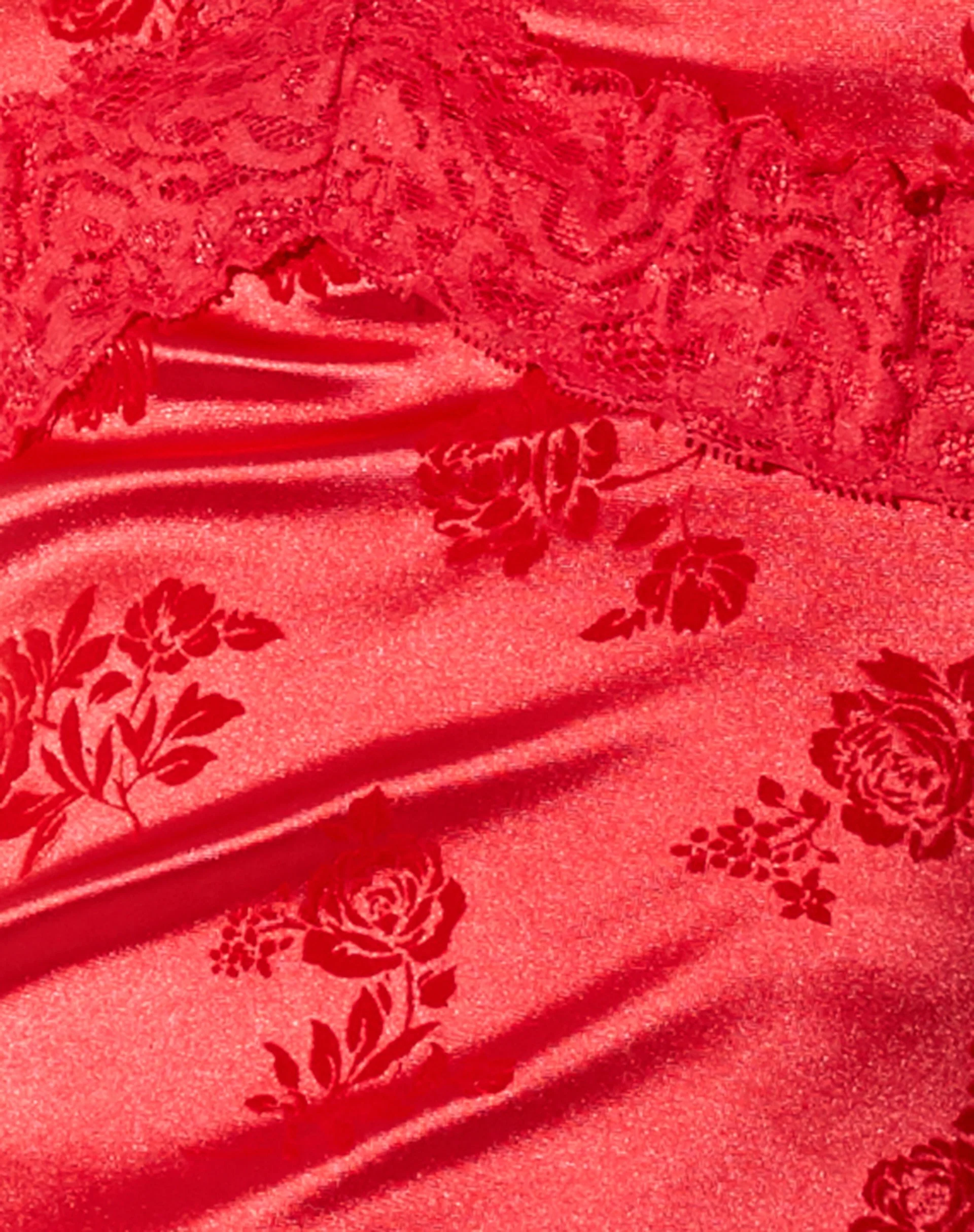 Coti Bodycon Dress in Rose Flock Red - Image 7