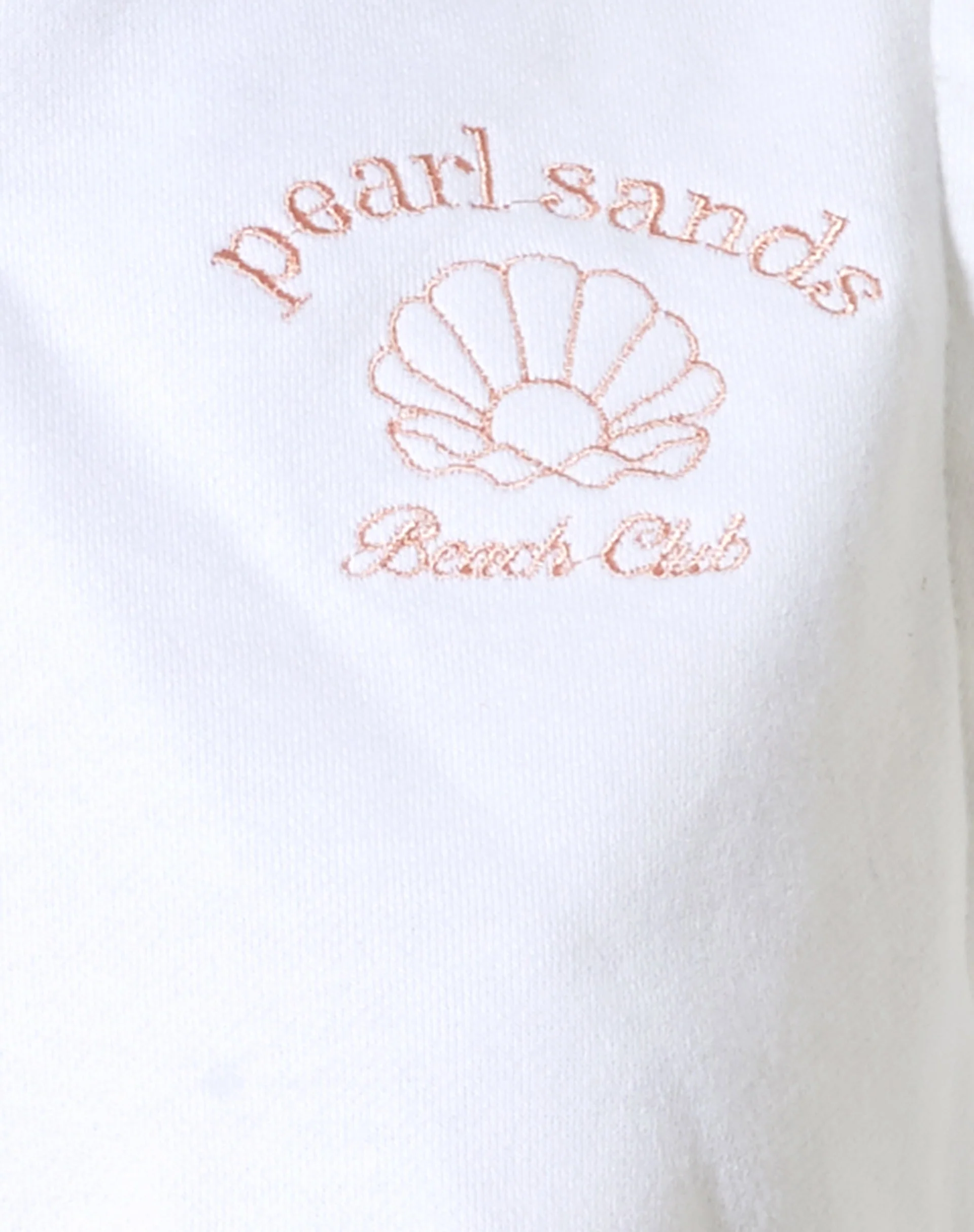 Crodie Hoodie in White Pearl Sand Embro - Image 6