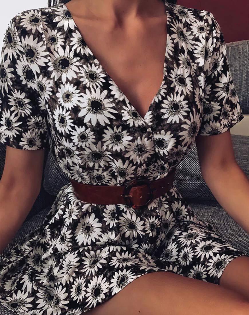 Crosena Dress in Dyed Daisy - Image 2