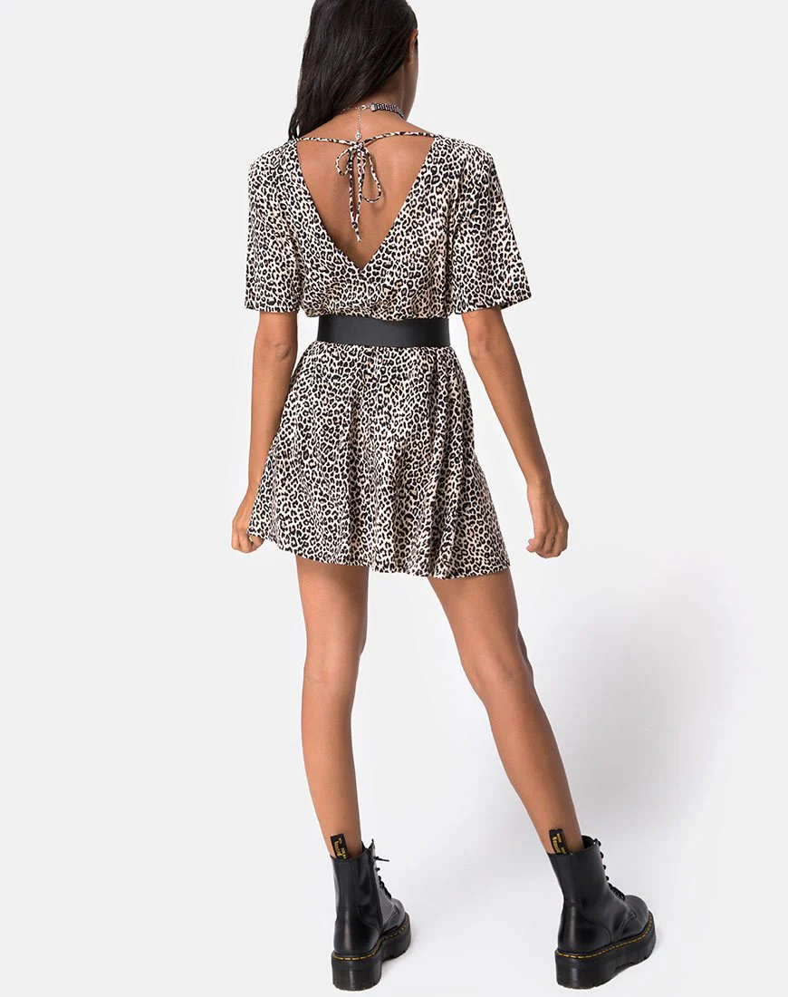 Crosena Dress in Rar Leopard - Image 4