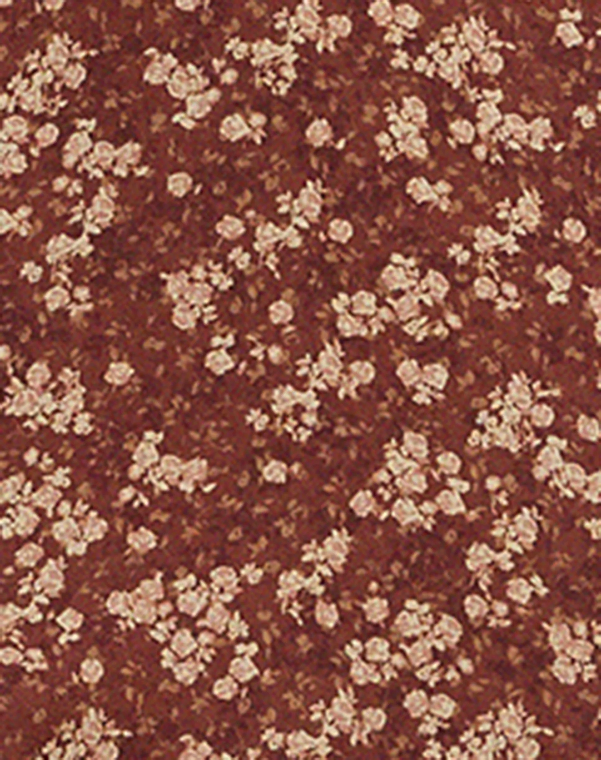 Cypress Maxi Dress in Earthy Floral Brown - Image 5