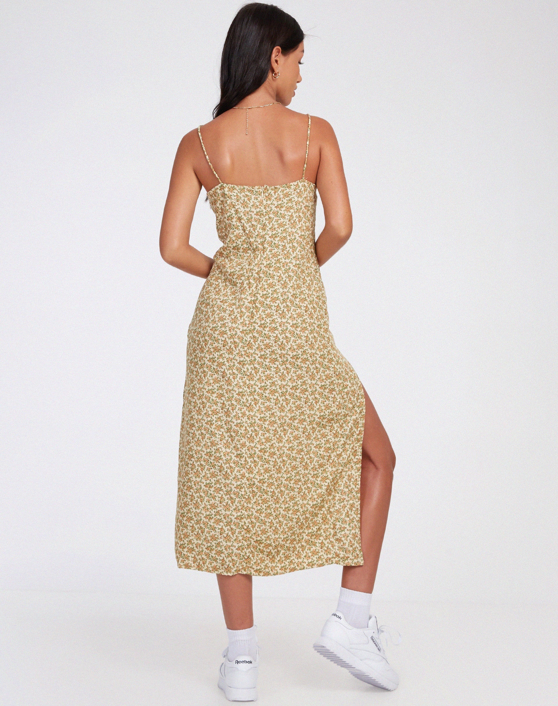 Cypress Midi Dress in Washed Ditsy - Image 2