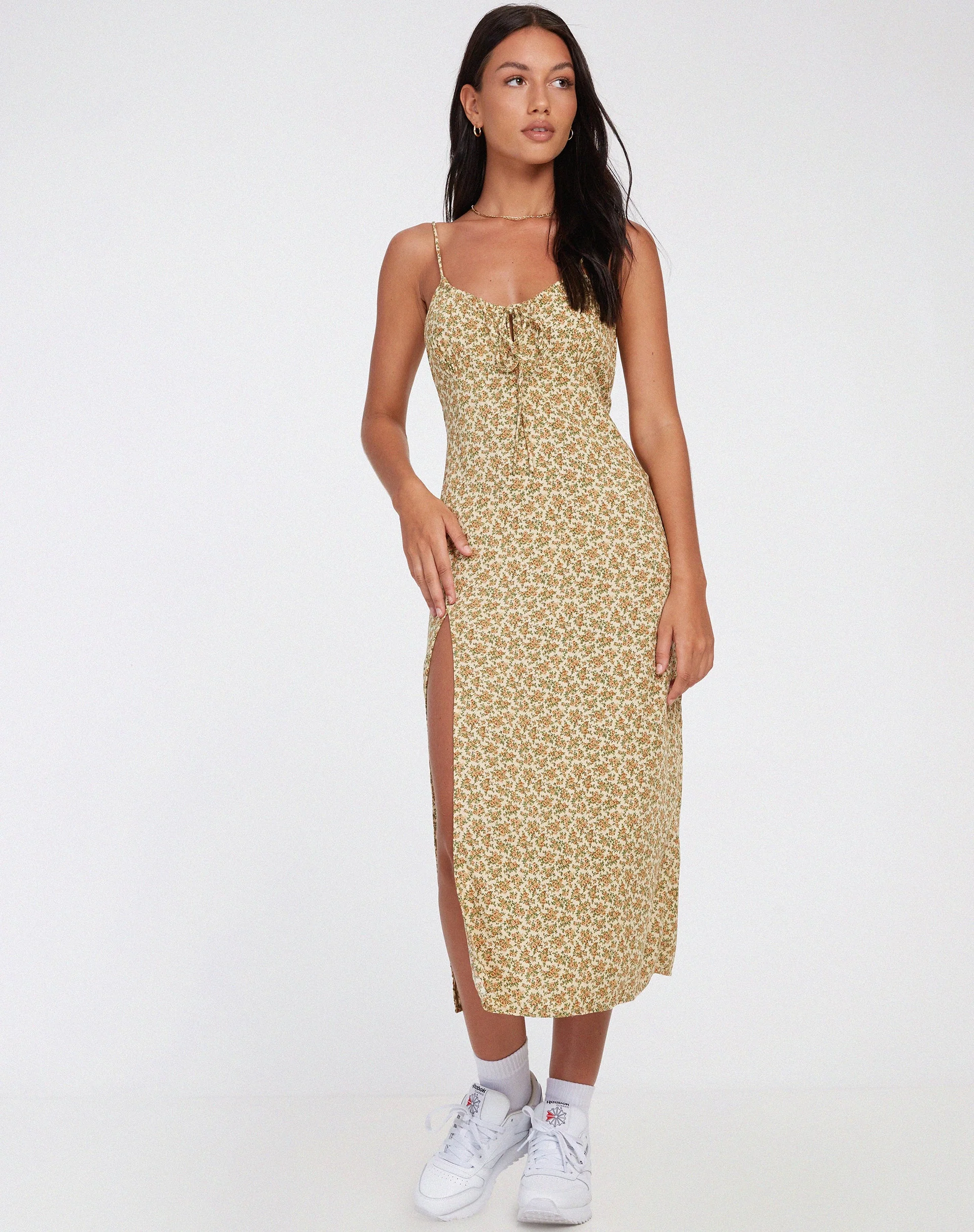 Cypress Midi Dress in Washed Ditsy - Image 3