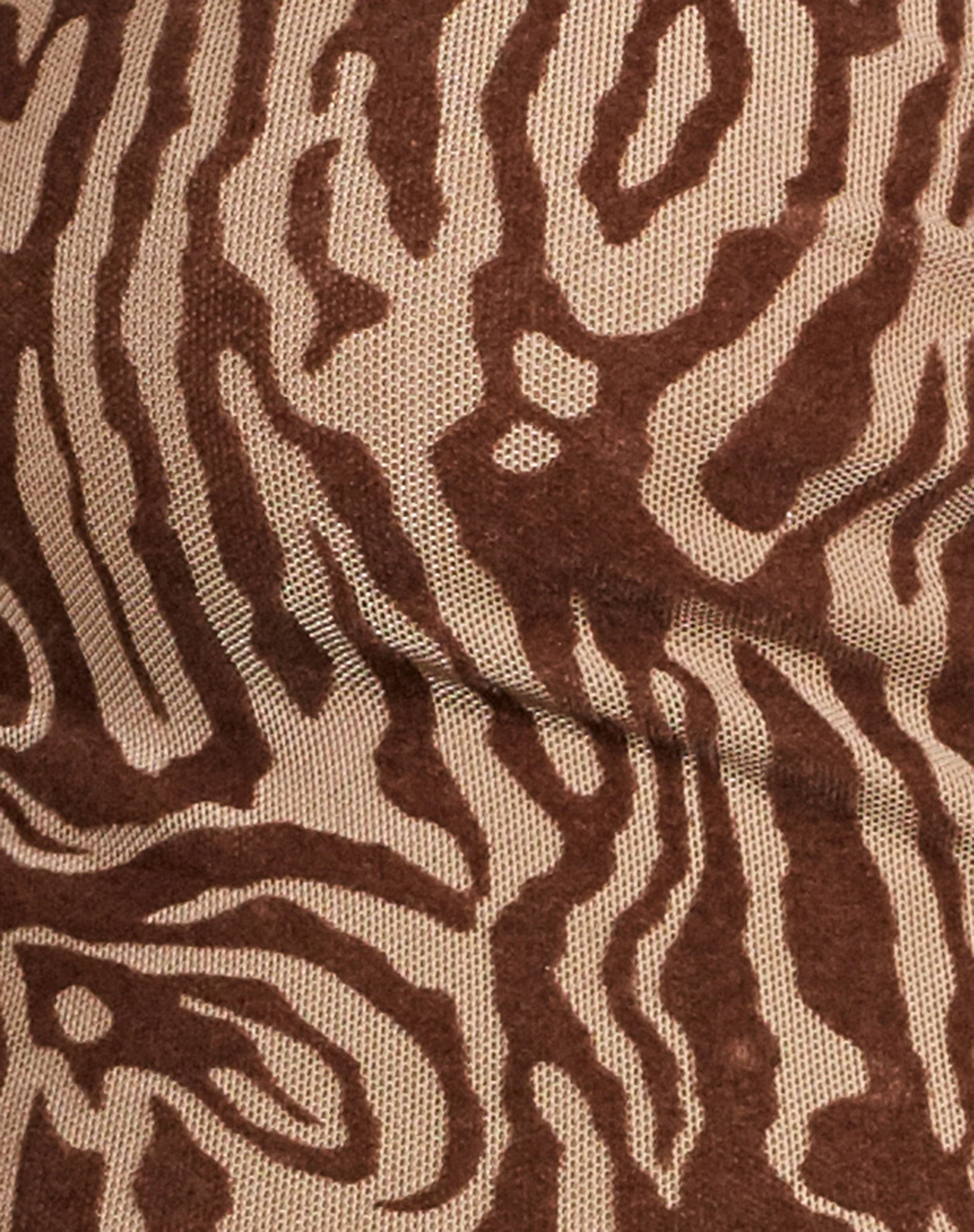 Danica Crop Top in Animal Ripple Flock - Image 7