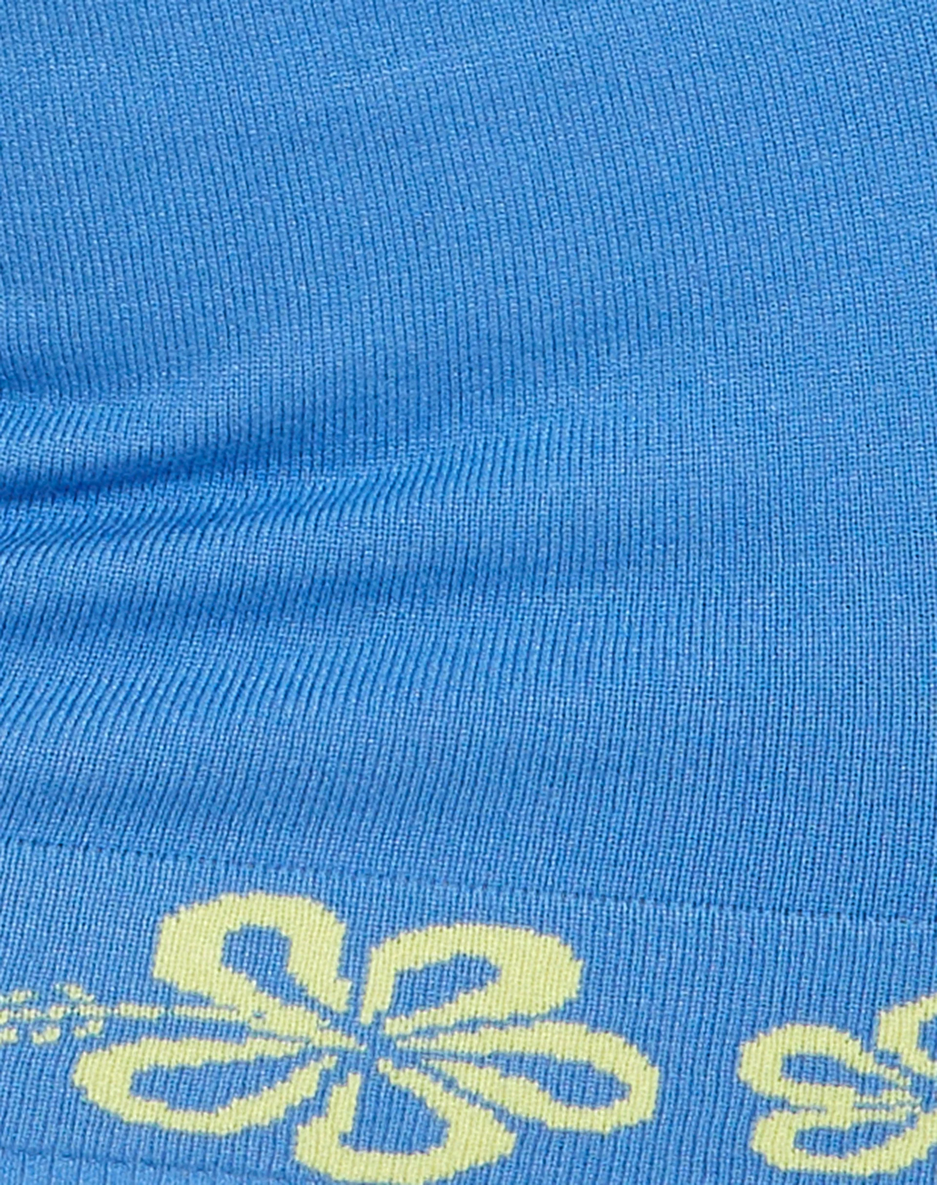 MOTEL X BARBARA Danina Mini Skirt in Blue Hibiscus - Image 6