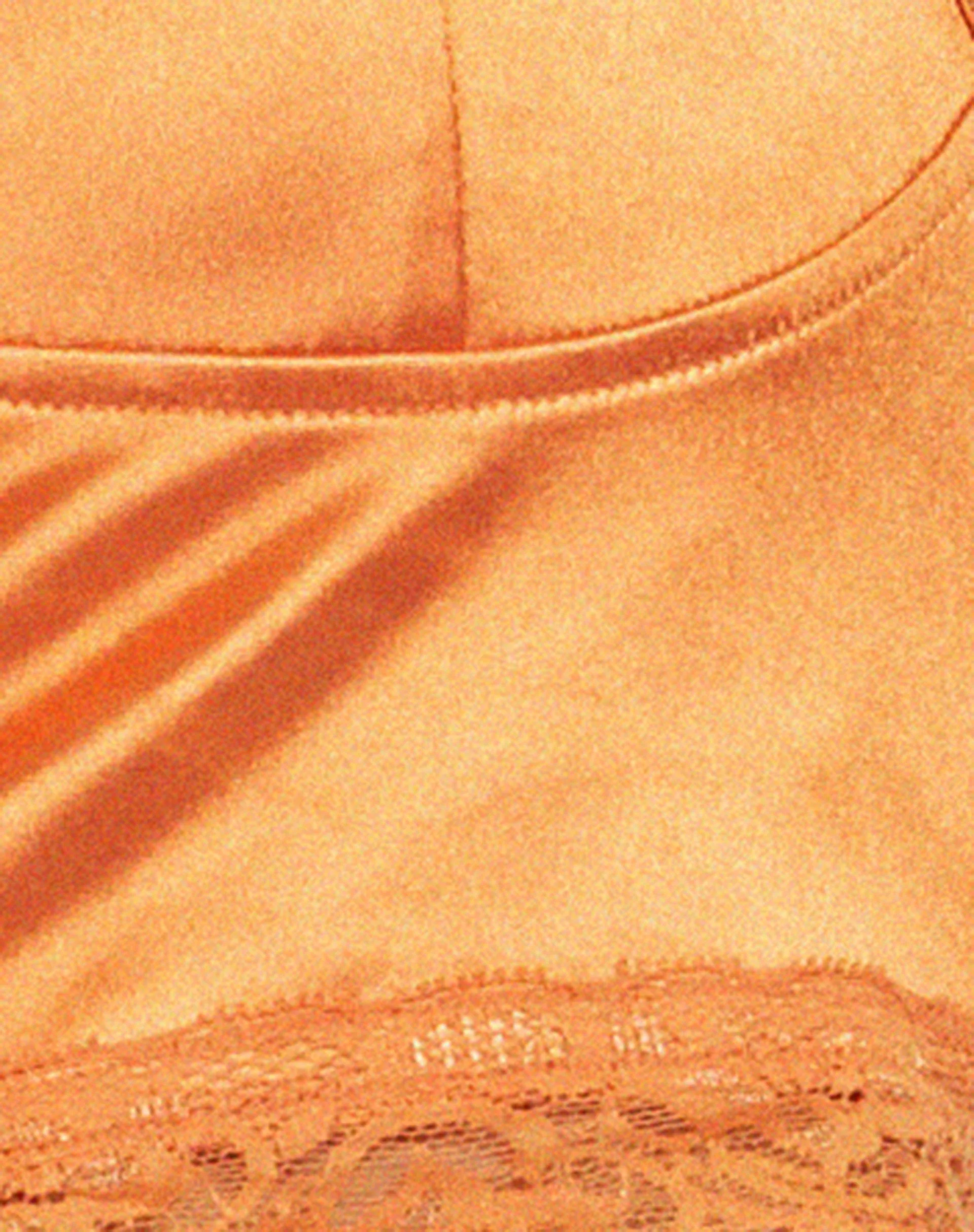 Datuk Crop Top in Satin Tangerine - Image 5