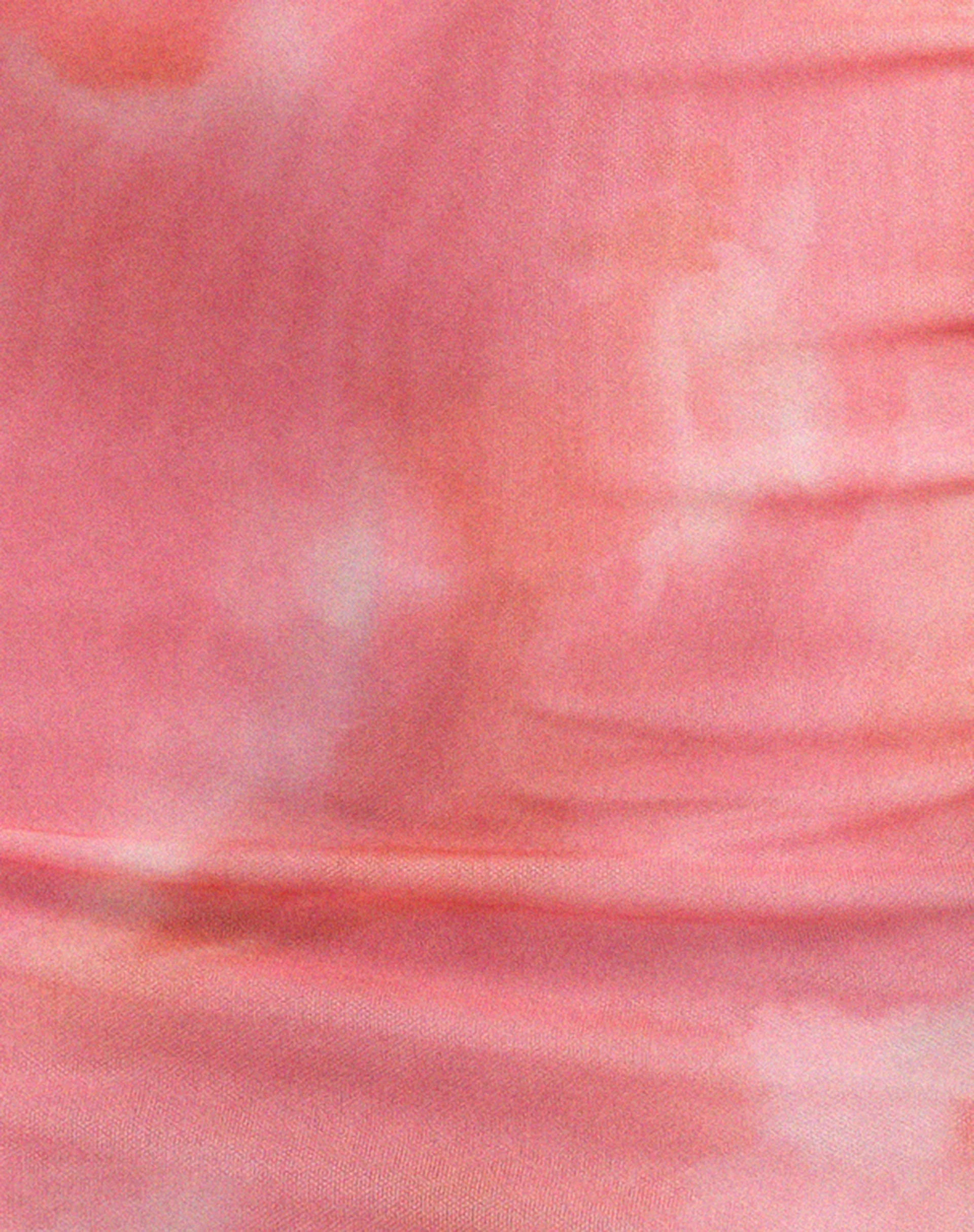 Dema Bandeau Mini Dress in Abstract Blurred Pink - Image 7