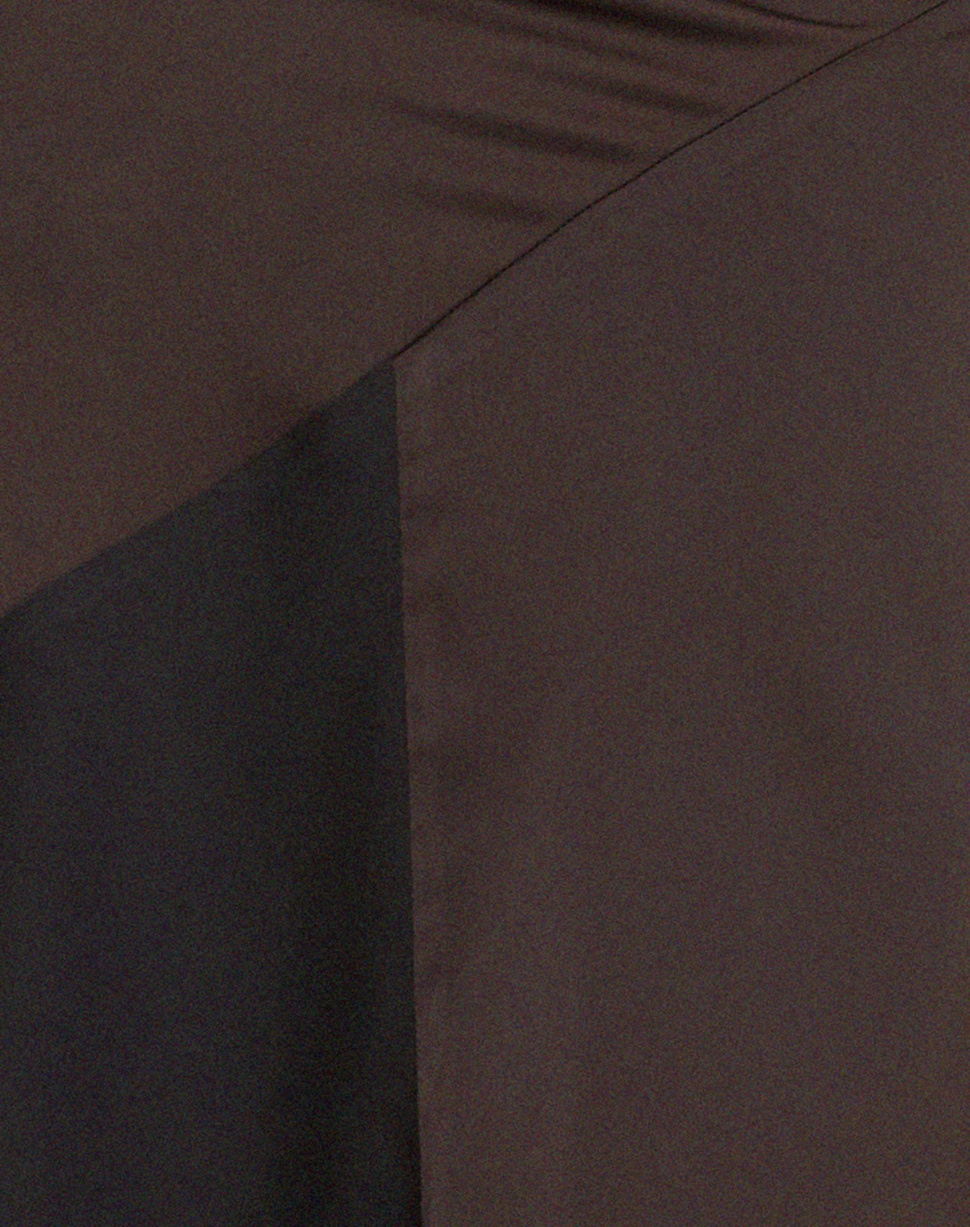 Denala Midi Skirt in Two Tone Black Satin - Image 7