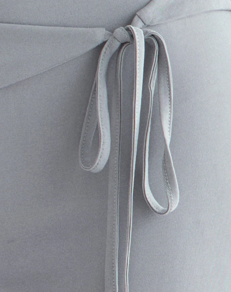 Donata Trouser in Grey with Belt - Image 6