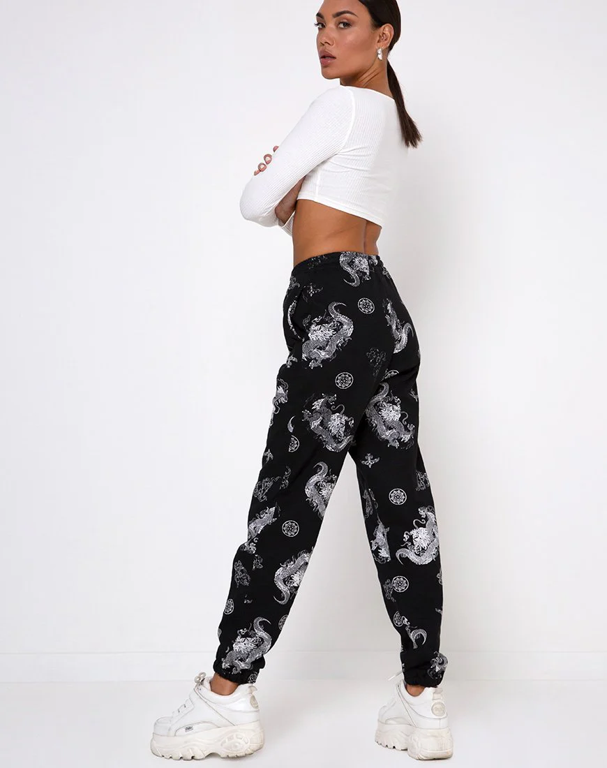 Drea Crop Top in Rib Ivory - Image 4