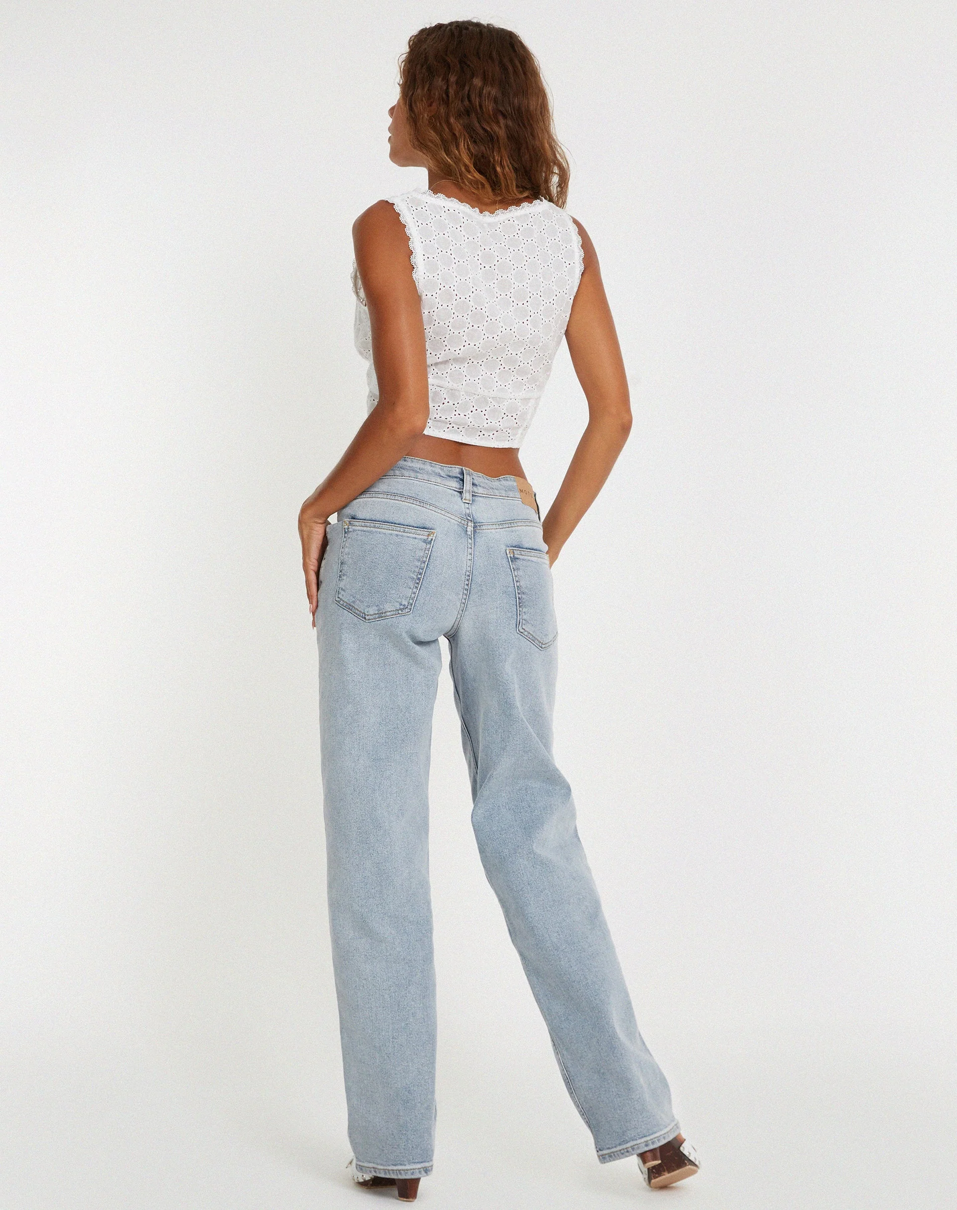 Elcika Corset Top in White - Image 7